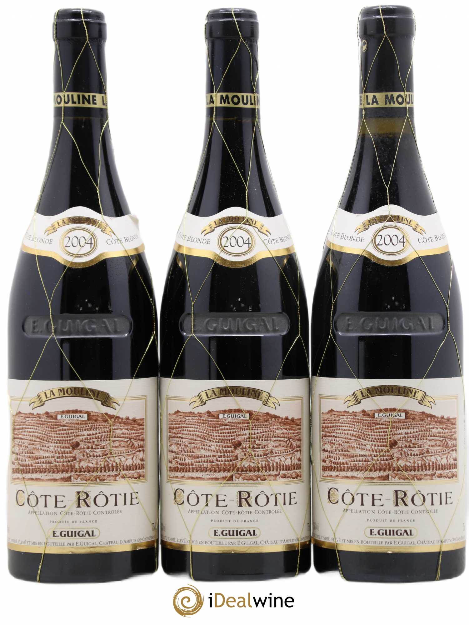 Côte-Rôtie La Mouline Guigal 2004 - Lot de 3 bouteilles - 0