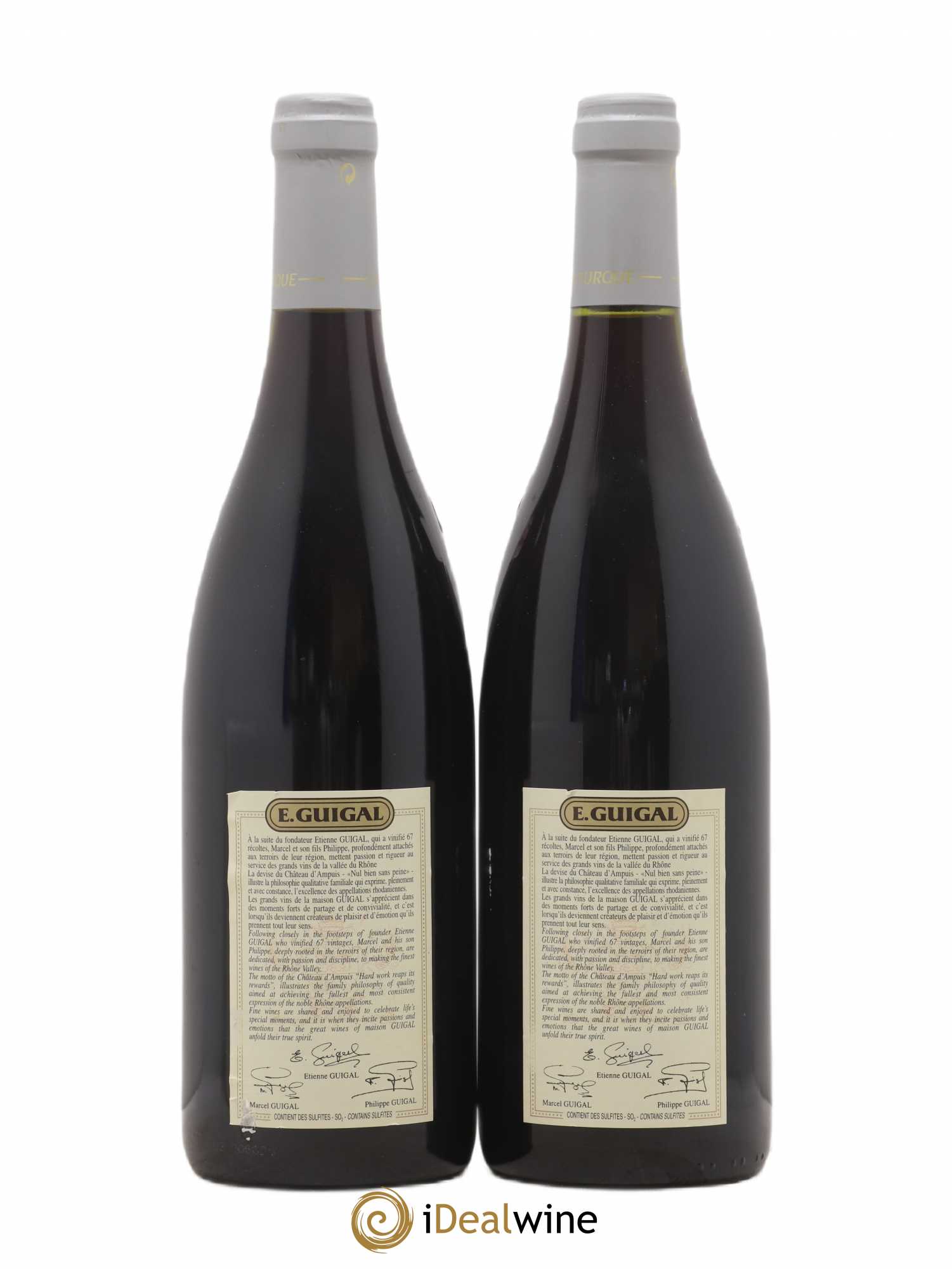 Côte-Rôtie La Turque Guigal 2002 - Lot de 2 bouteilles - 1