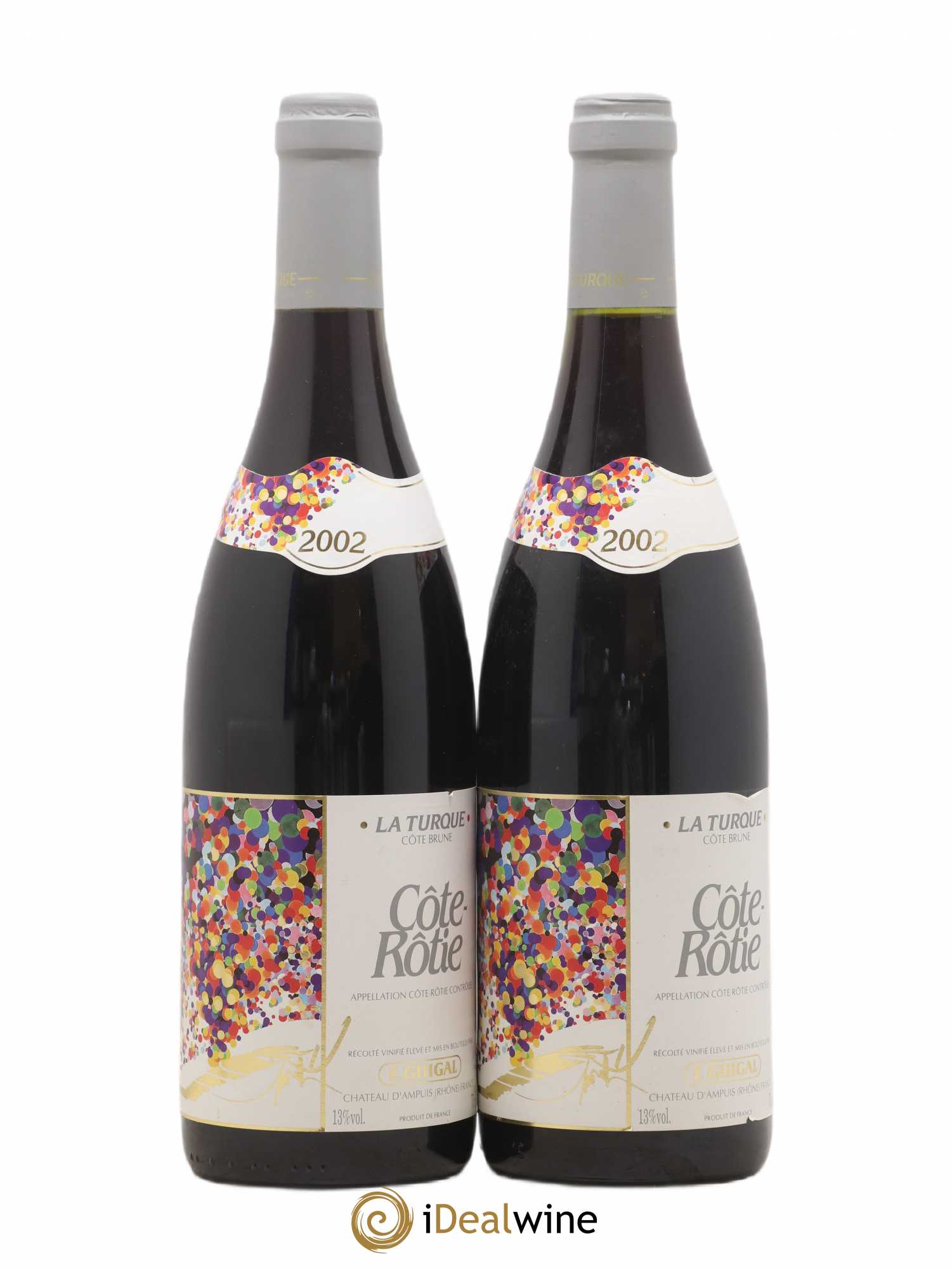 Côte-Rôtie La Turque Guigal 2002 - Lot de 2 bouteilles - 0