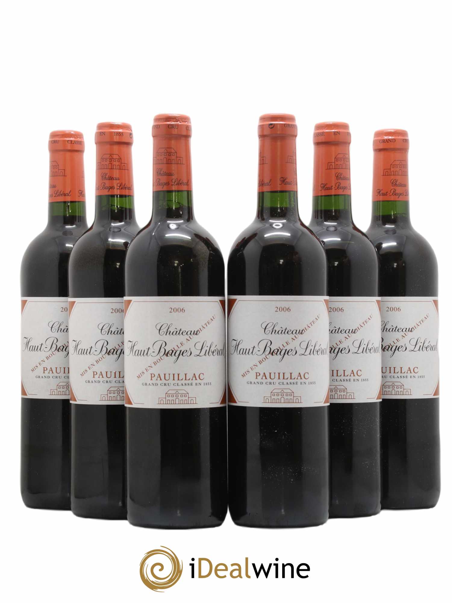 Château Haut Bages Libéral 5ème Grand Cru Classé 2006 - Lot de 6 bouteilles - 0