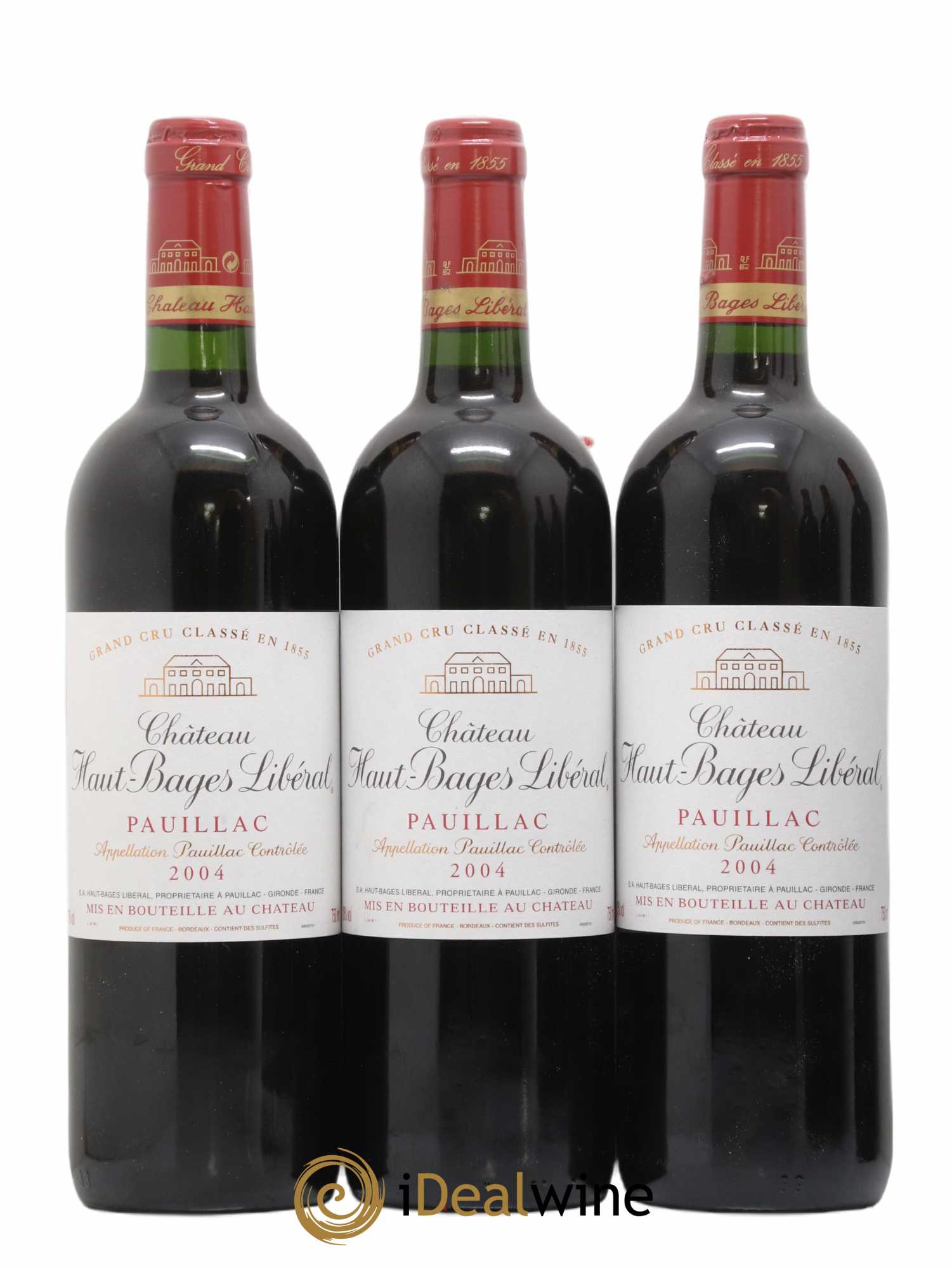 Château Haut Bages Libéral 5ème Grand Cru Classé 2004 - Lot de 6 bouteilles - 1
