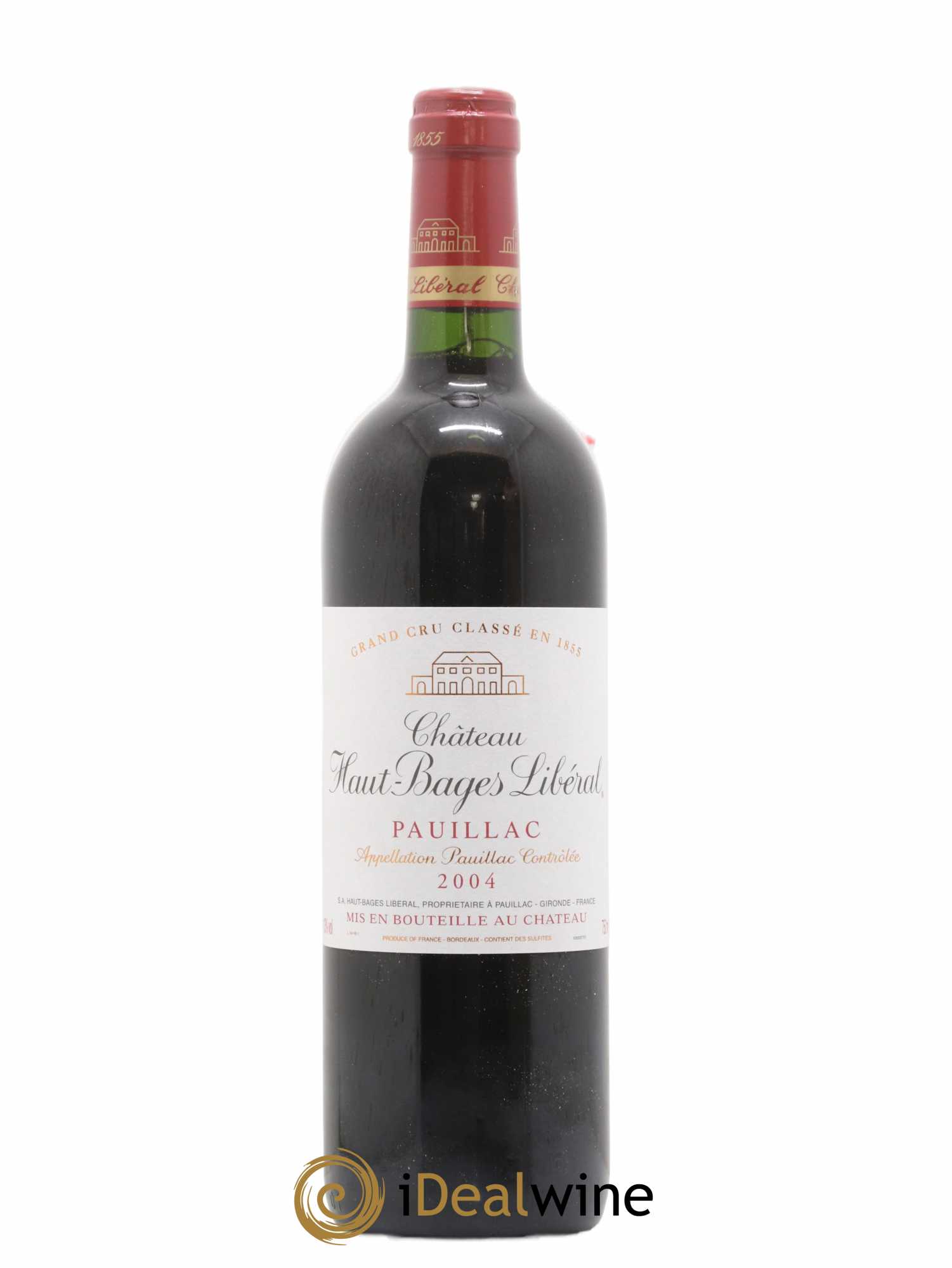 Château Haut Bages Libéral 5ème Grand Cru Classé 2004 - Lot de 1 bouteille - 0