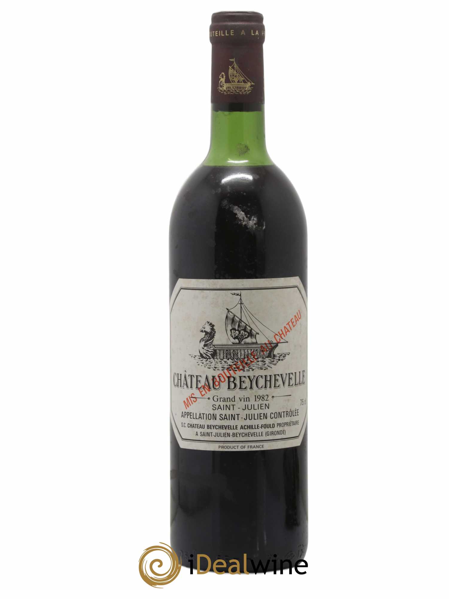 Château Beychevelle 4ème Grand Cru Classé 1982 - Lot de 1 bouteille - 0
