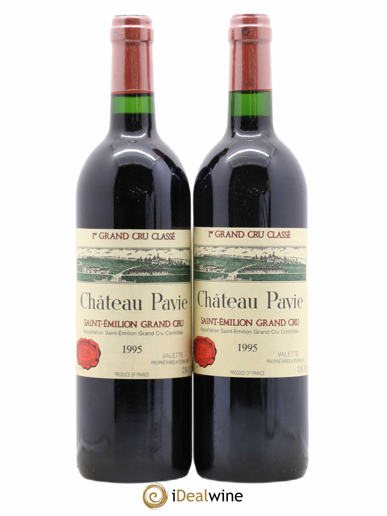 Château Pavie 1er Grand Cru Classé A 1995 - Lot de 2 bouteilles - 0