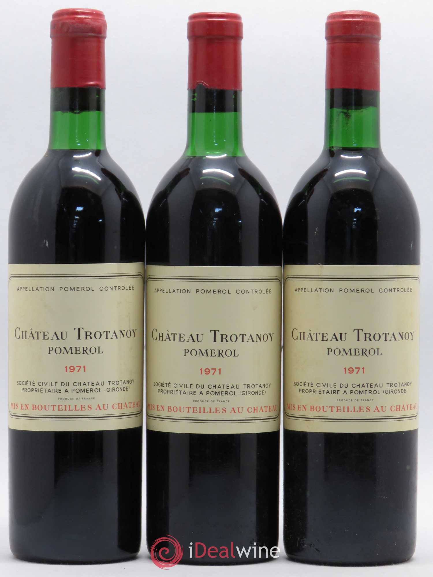 Château Trotanoy 1971 - Lot de 12 bouteilles - 4