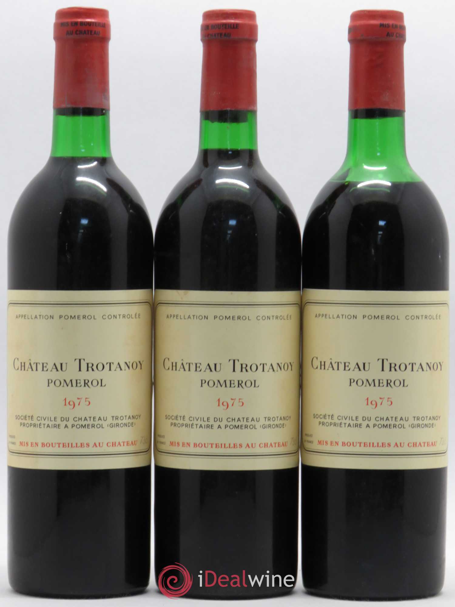 Château Trotanoy 1975 - Lot de 12 bouteilles - 1