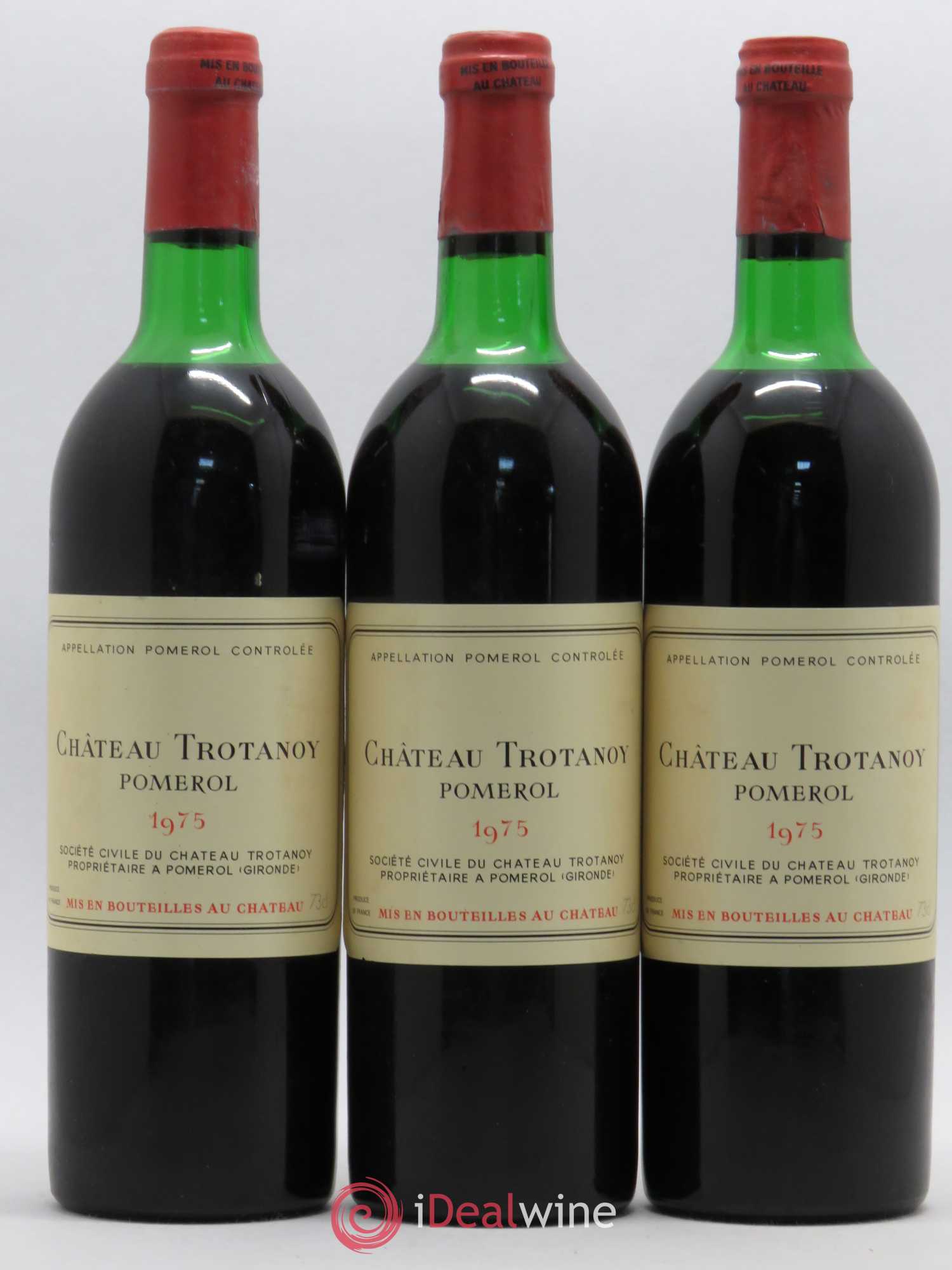 Château Trotanoy 1975 - Lot de 12 bouteilles - 4