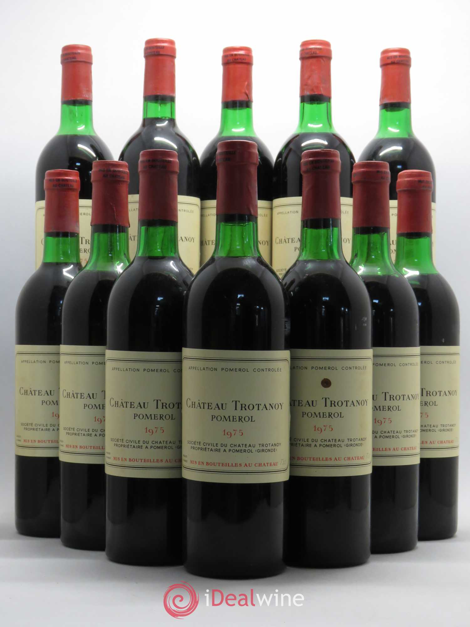 Château Trotanoy 1975 - Lot de 12 bouteilles - 0
