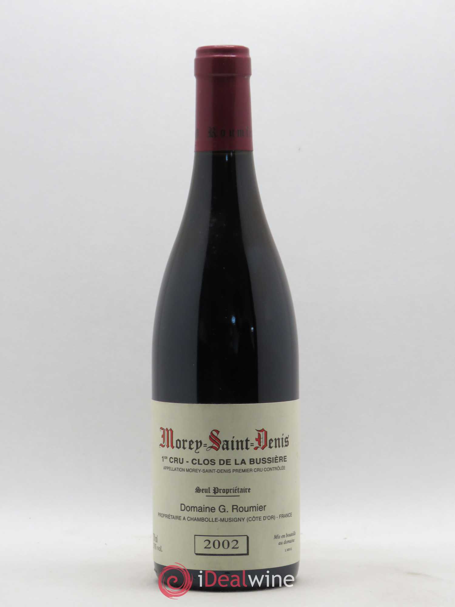 Morey-Saint-Denis 1er Cru Clos de la Bussière Georges Roumier (Domaine) 2002 - Lot de 1 bouteille - 0