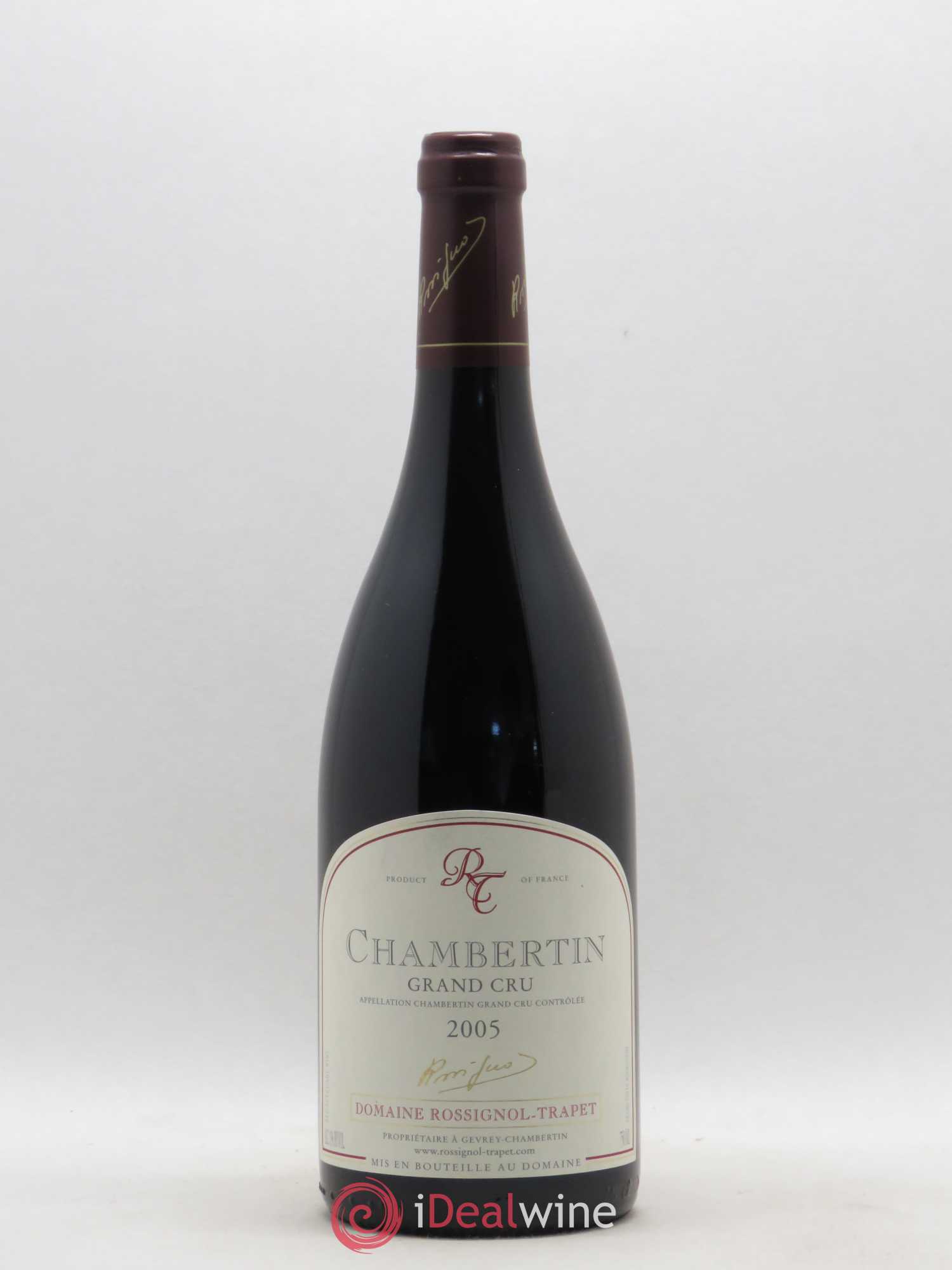 Chambertin Grand Cru Rossignol-Trapet (Domaine) 2005 - Lot de 1 bouteille - 0
