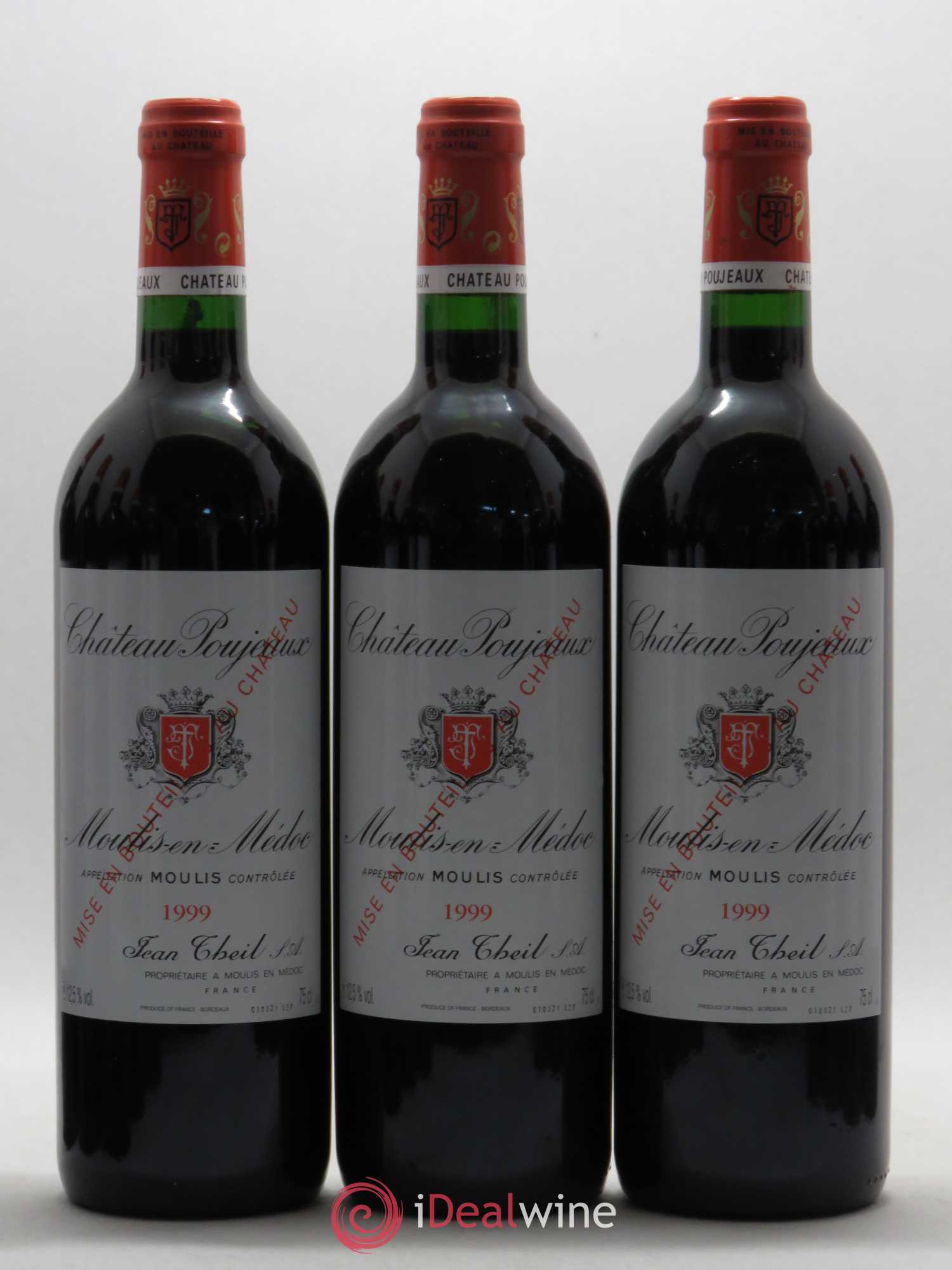 Château Poujeaux 1999 - Lot de 12 bouteilles - 1