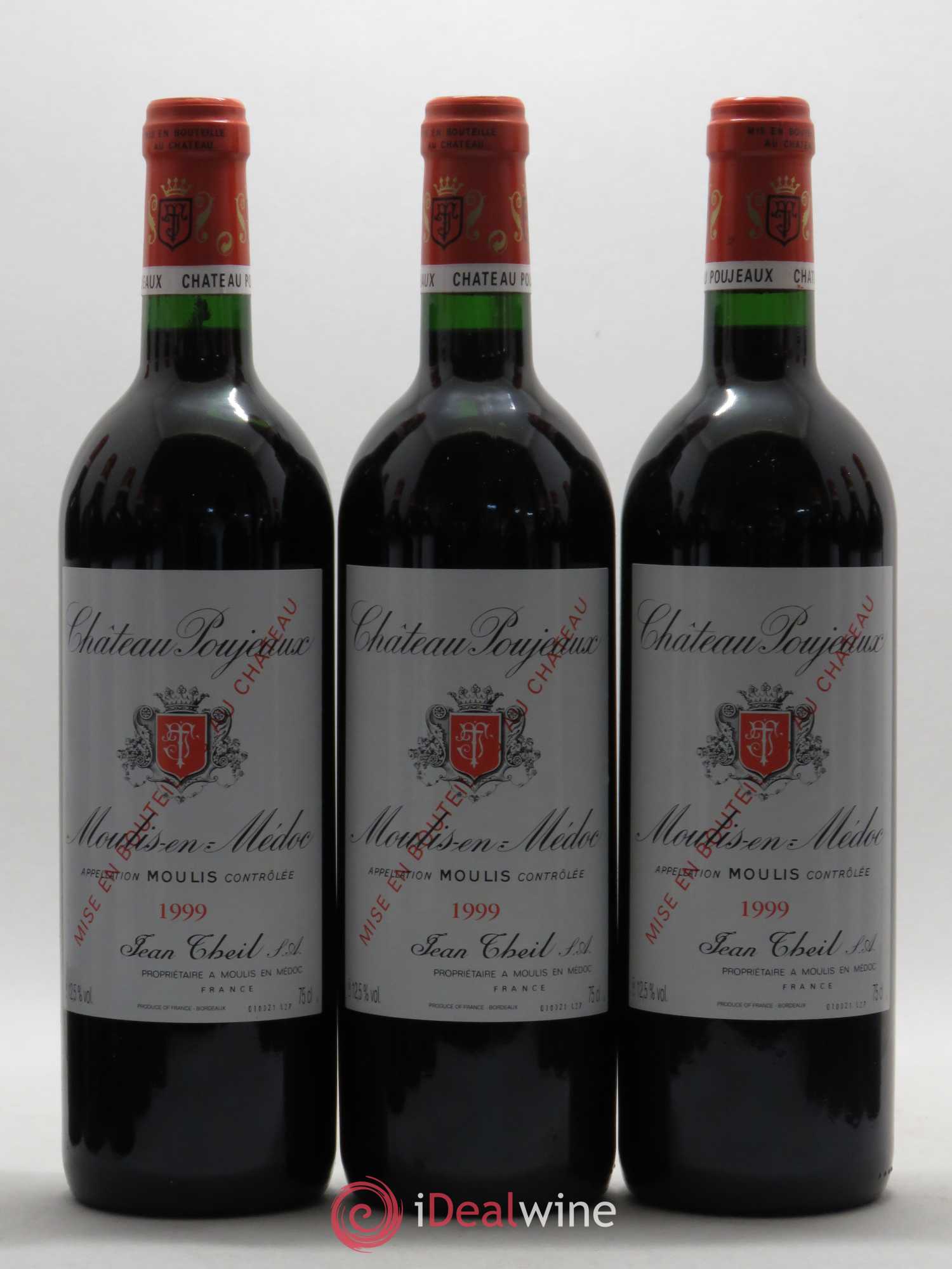 Château Poujeaux 1999 - Lot de 12 bouteilles - 2