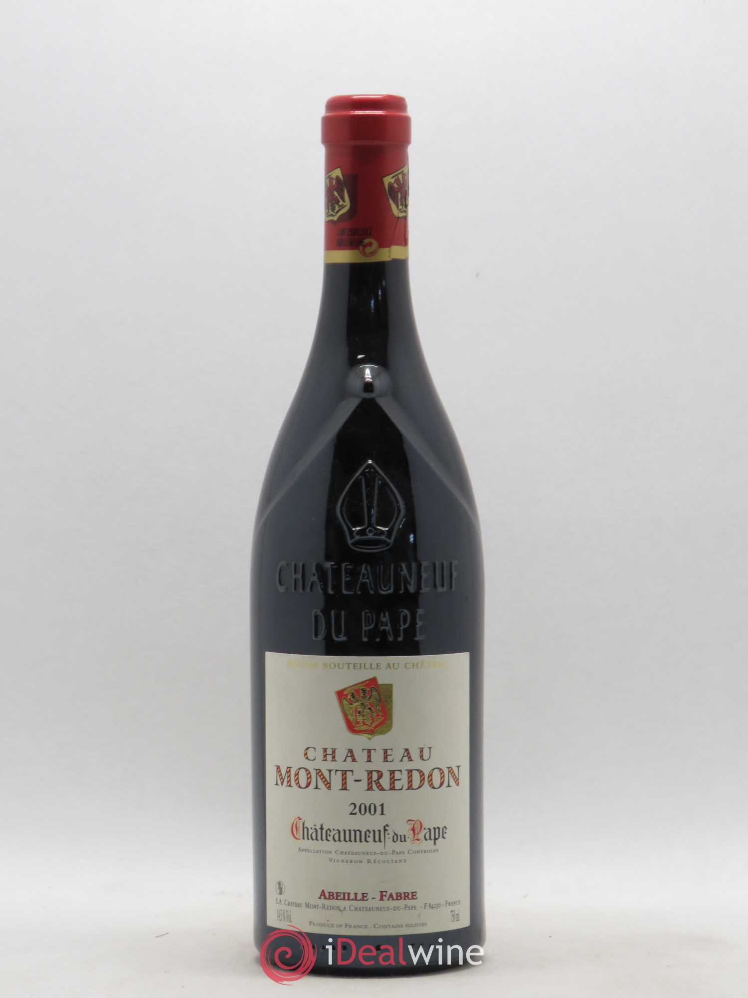 Châteauneuf-du-Pape Château Mont-Redon Famille Abeille-Fabre 2001 - Lot de 1 bouteille - 0