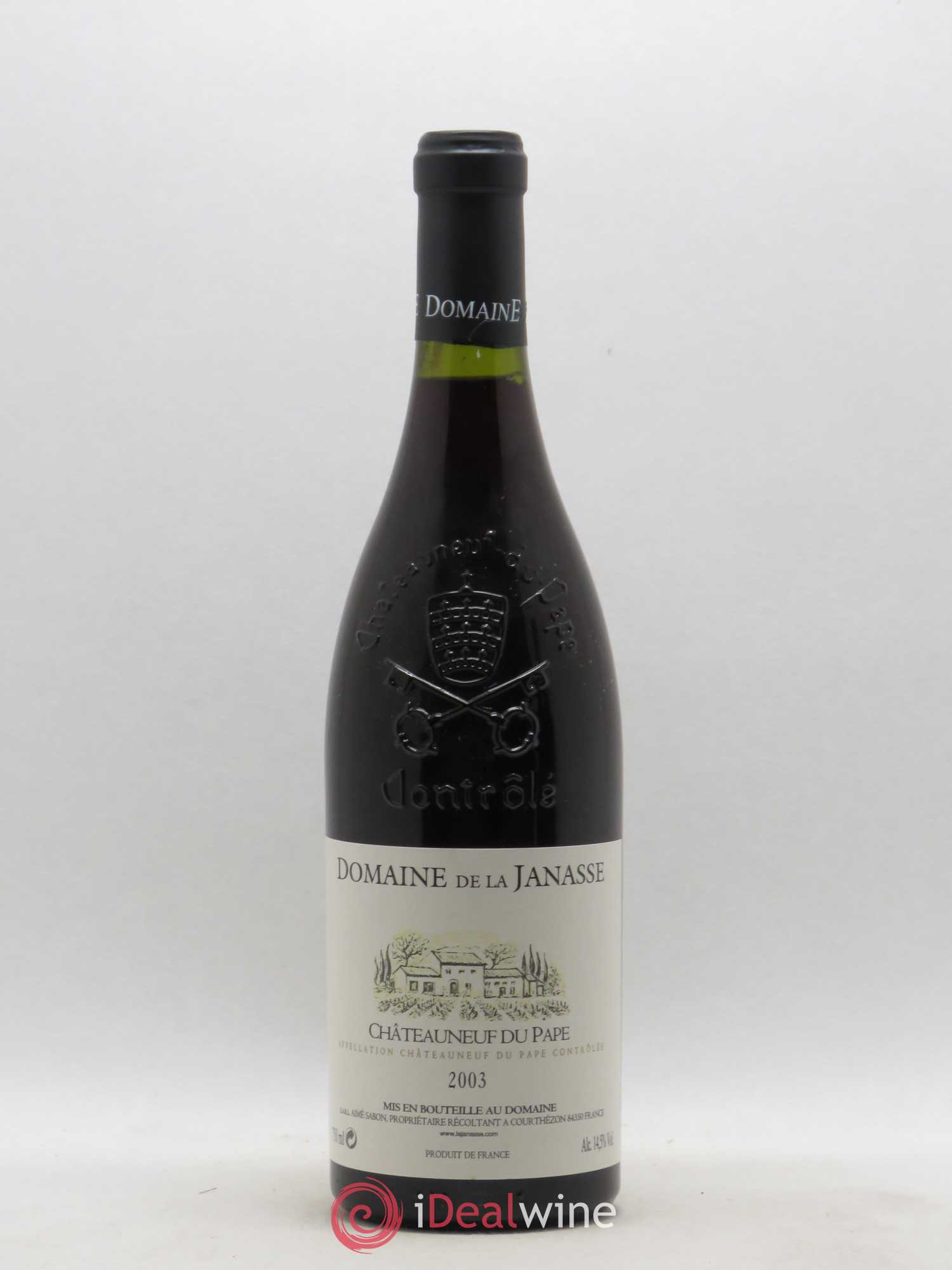 Châteauneuf-du-Pape La Janasse (Domaine de) 2003 - Lot de 1 bouteille - 0