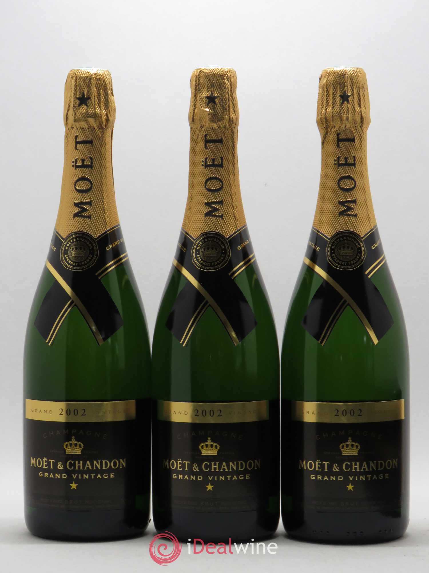 Grand Vintage Moët et Chandon 2002 - Lot de 3 bouteilles - 0