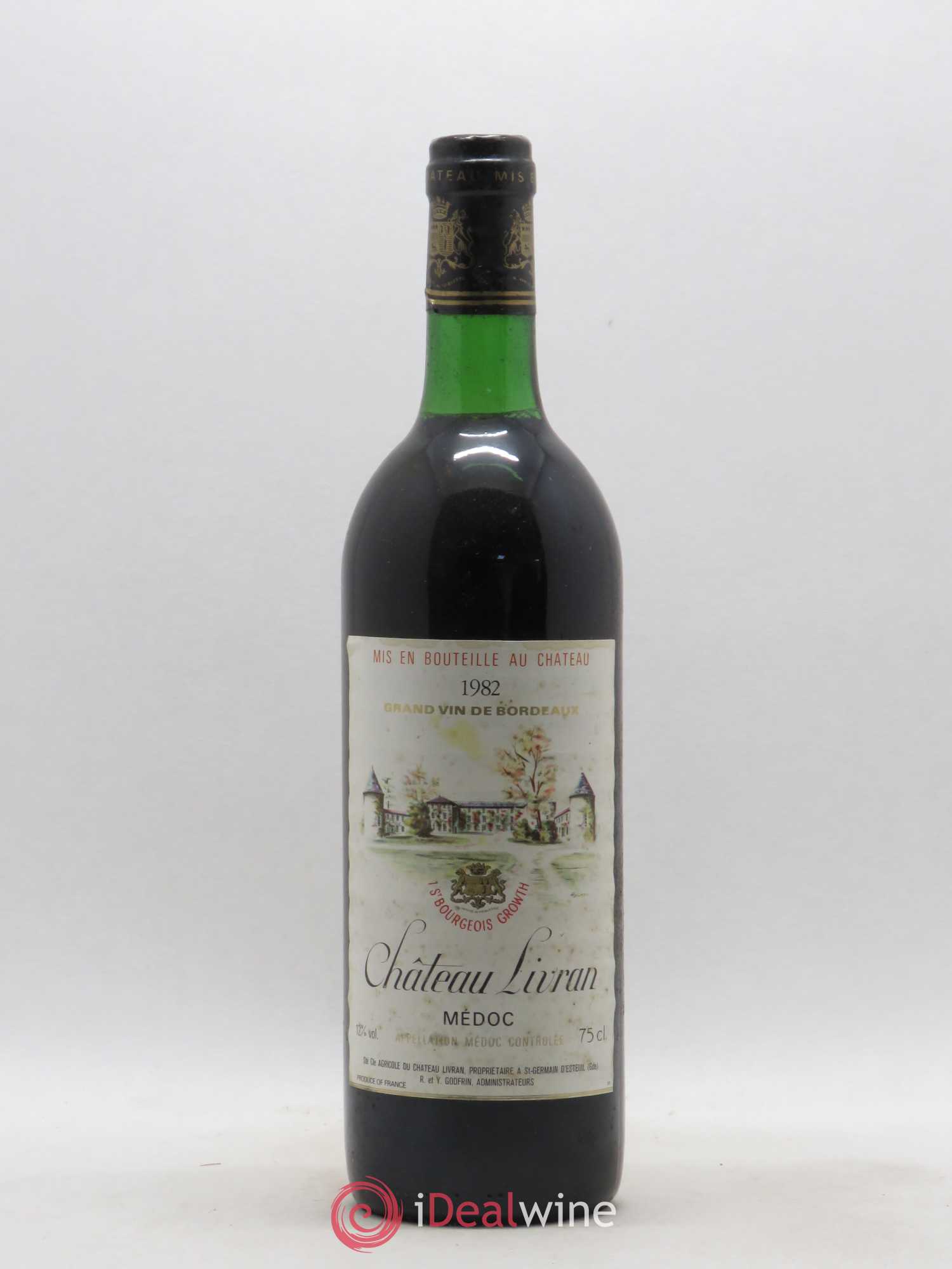Château Livran Cru Bourgeois 1982 - Lot de 1 bouteille - 0