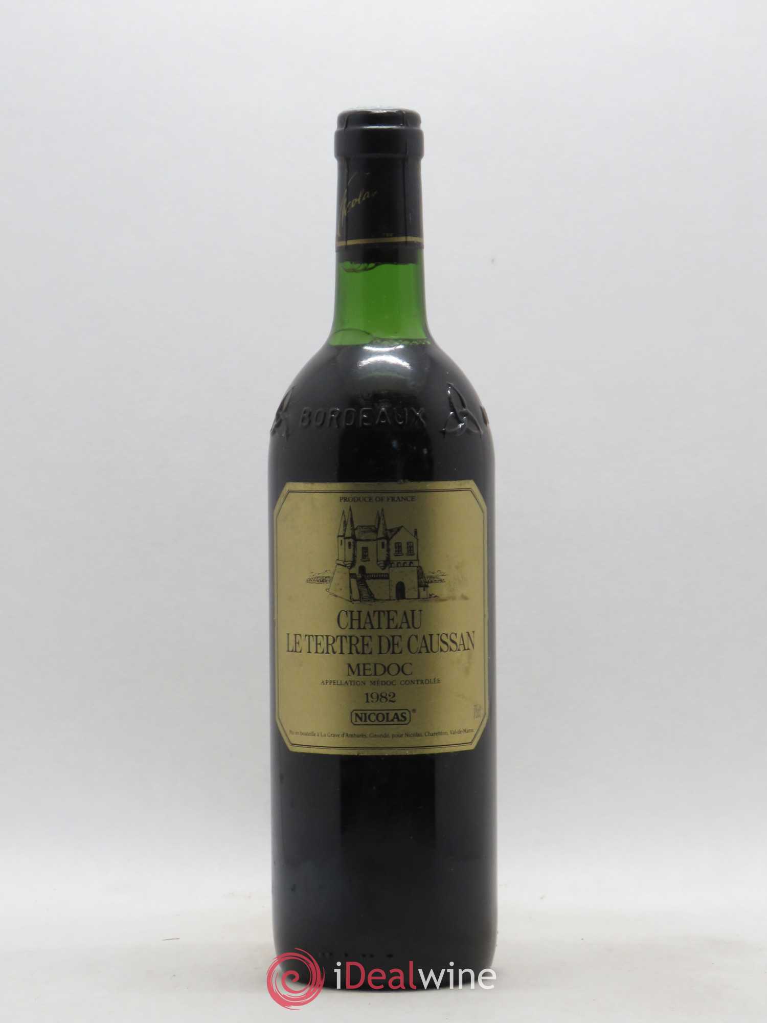 Médoc Château Le Tertre de Caussan 1982 - Posten von 1 Flasche - 0