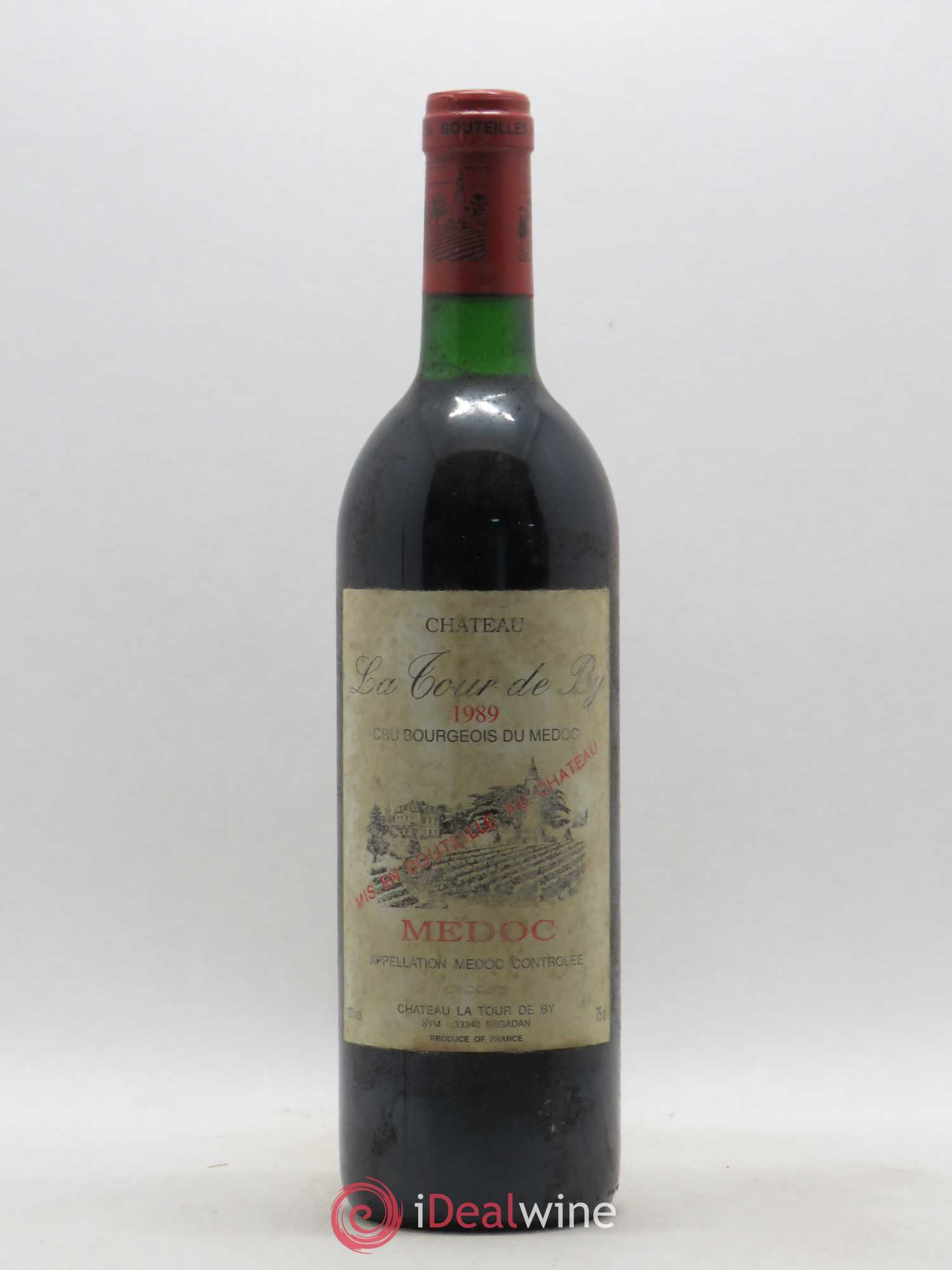 Château La Tour de By Cru Bourgeois 1989 - Lot de 1 bouteille - 0
