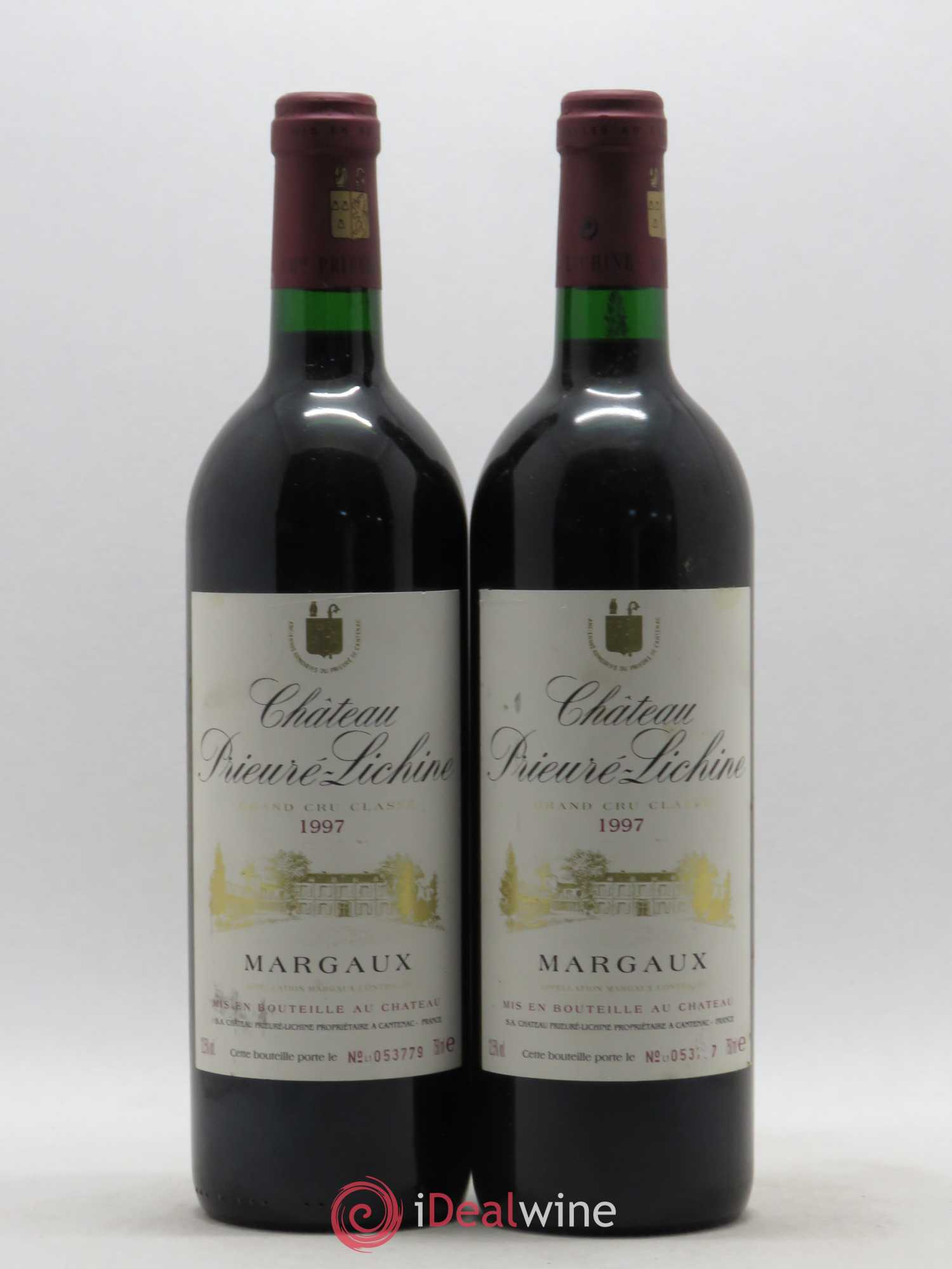 Château Prieuré Lichine 4ème Grand Cru Classé 1997 - Lot de 2 bouteilles - 0