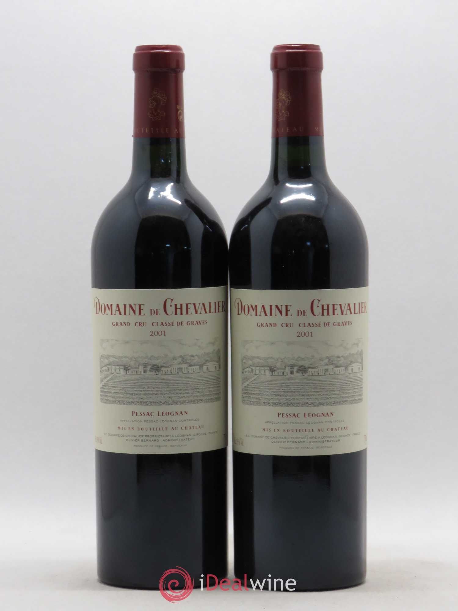Domaine de Chevalier Cru Classé de Graves 2001 - Lot de 2 bouteilles - 0