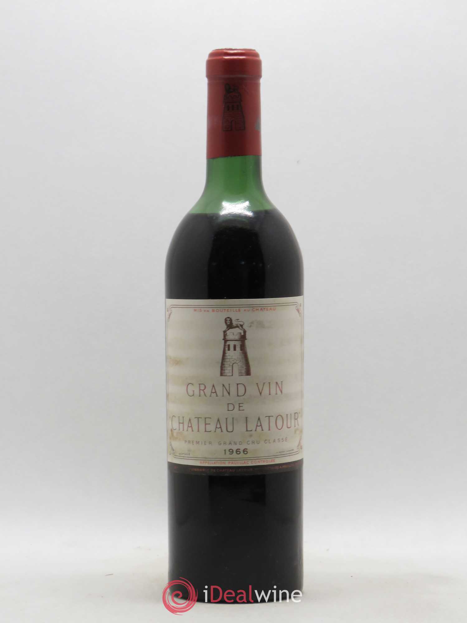 Château Latour 1er Grand Cru Classé 1966 - Lot de 1 bouteille - 0