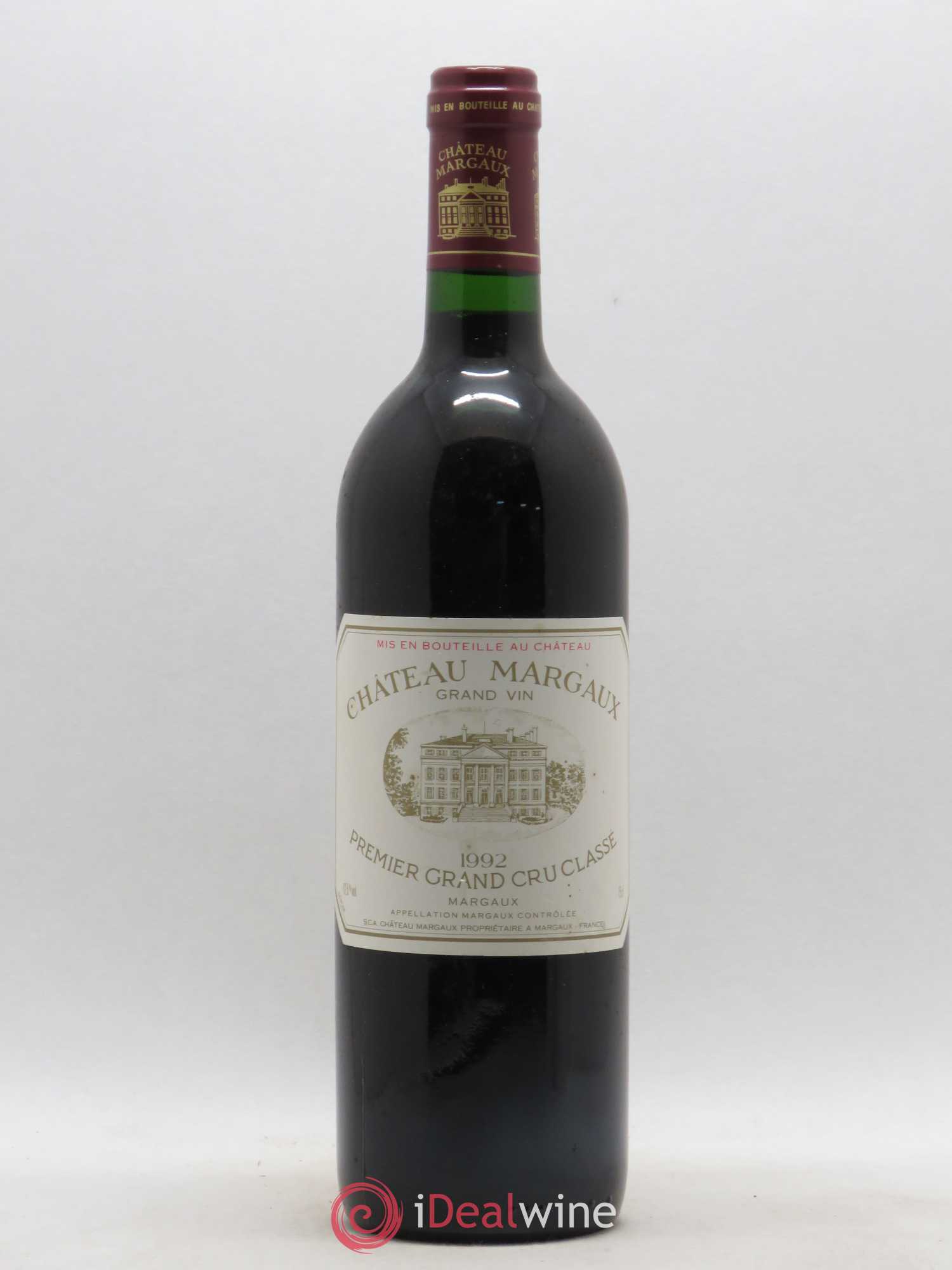 Château Margaux 1er Grand Cru Classé 1992 - Lot de 1 bouteille - 0