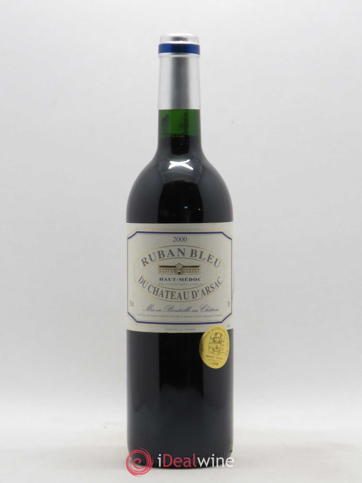 Château d' Arsac Cru Bourgeois Ruban Bleu (sans prix de réserve) 2000 - Lot de 1 bouteille - 0
