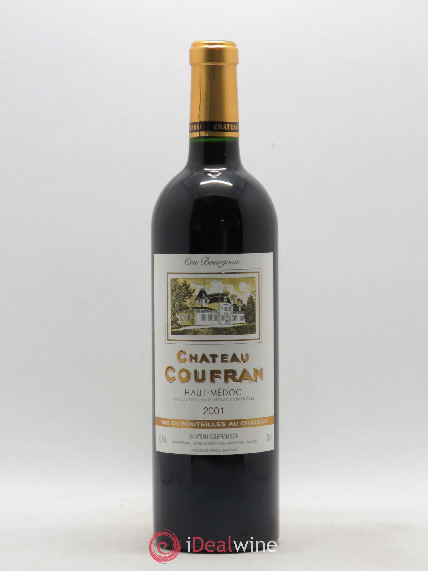 Château Coufran Cru Bourgeois 2001 - Lot de 1 bouteille - 0