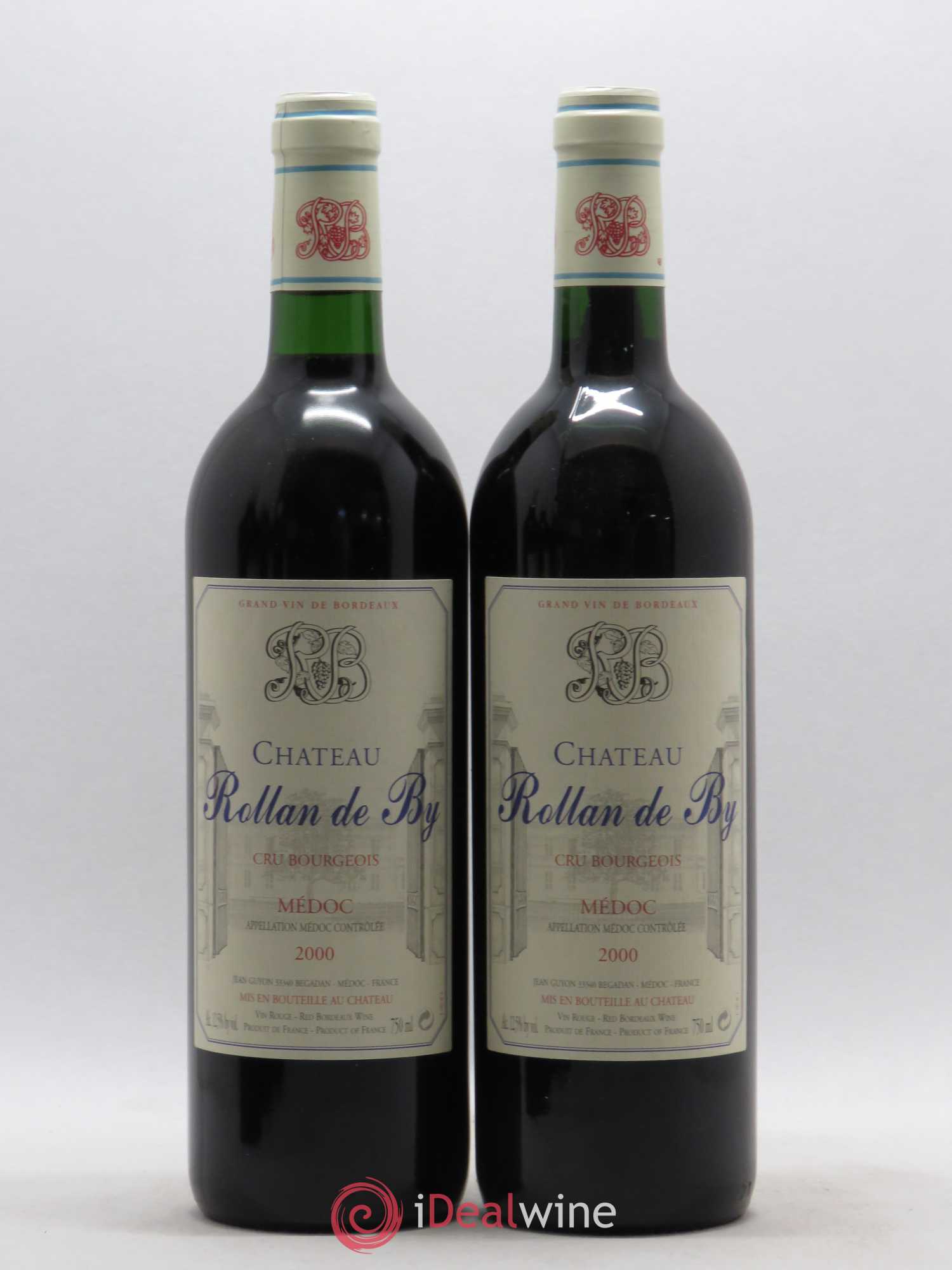 Château Rollan de By Cru Bourgeois 2000 - Lot de 5 bouteilles - 2