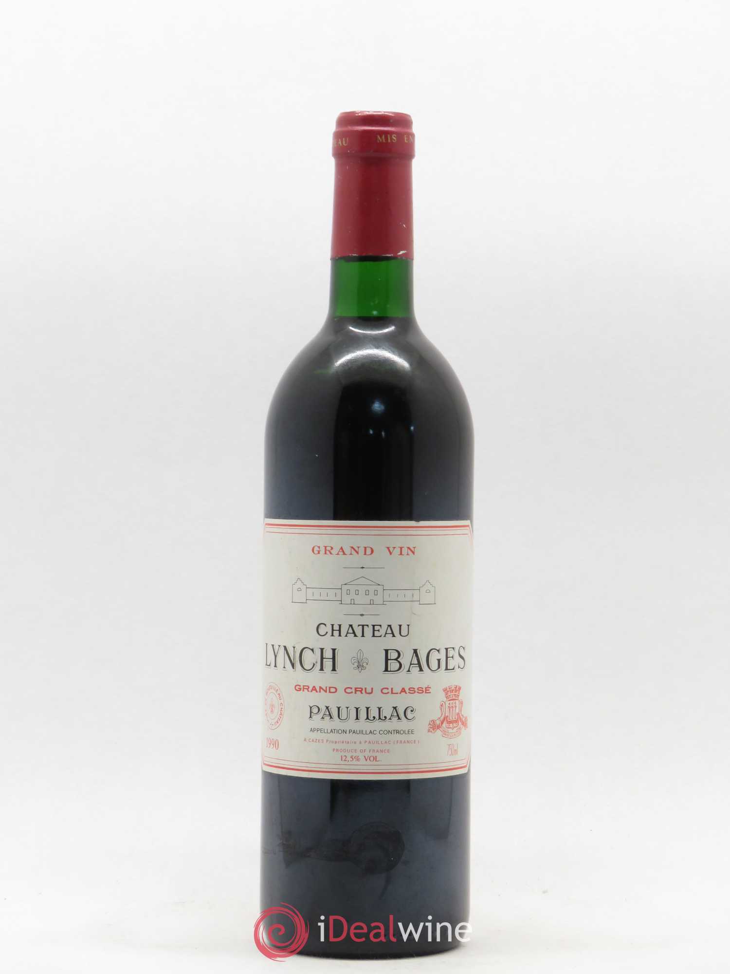 Château Lynch Bages 5ème Grand Cru Classé 1990 - Lot de 1 bouteille - 0