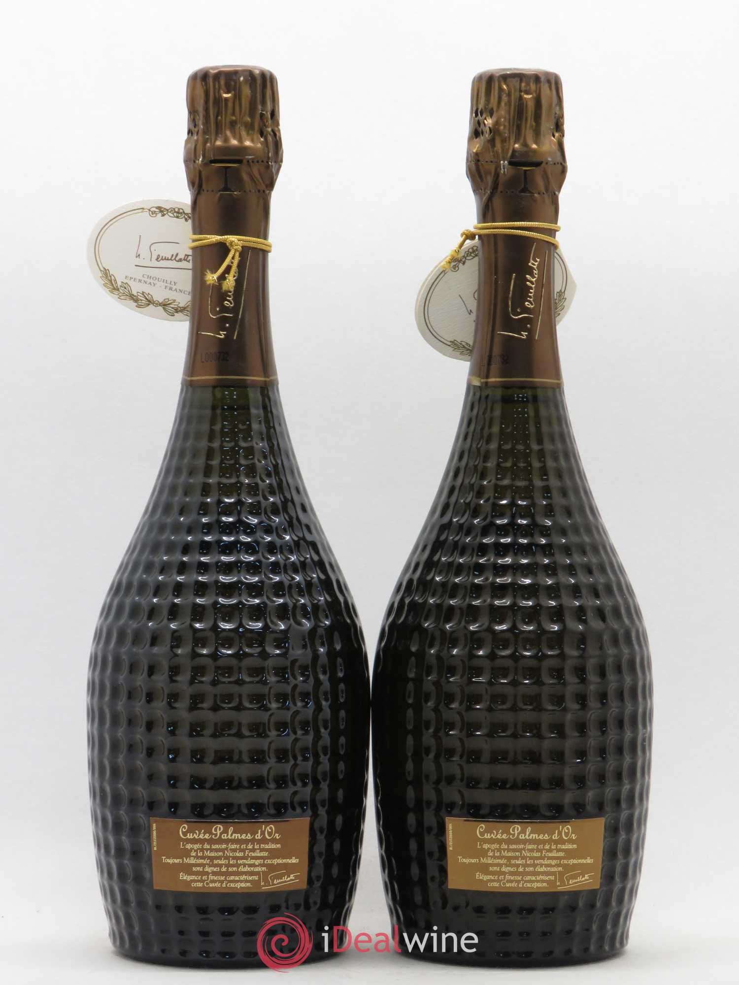 Palme d'Or Nicolas Feuillate 1995 - Lot de 2 bouteilles - 1