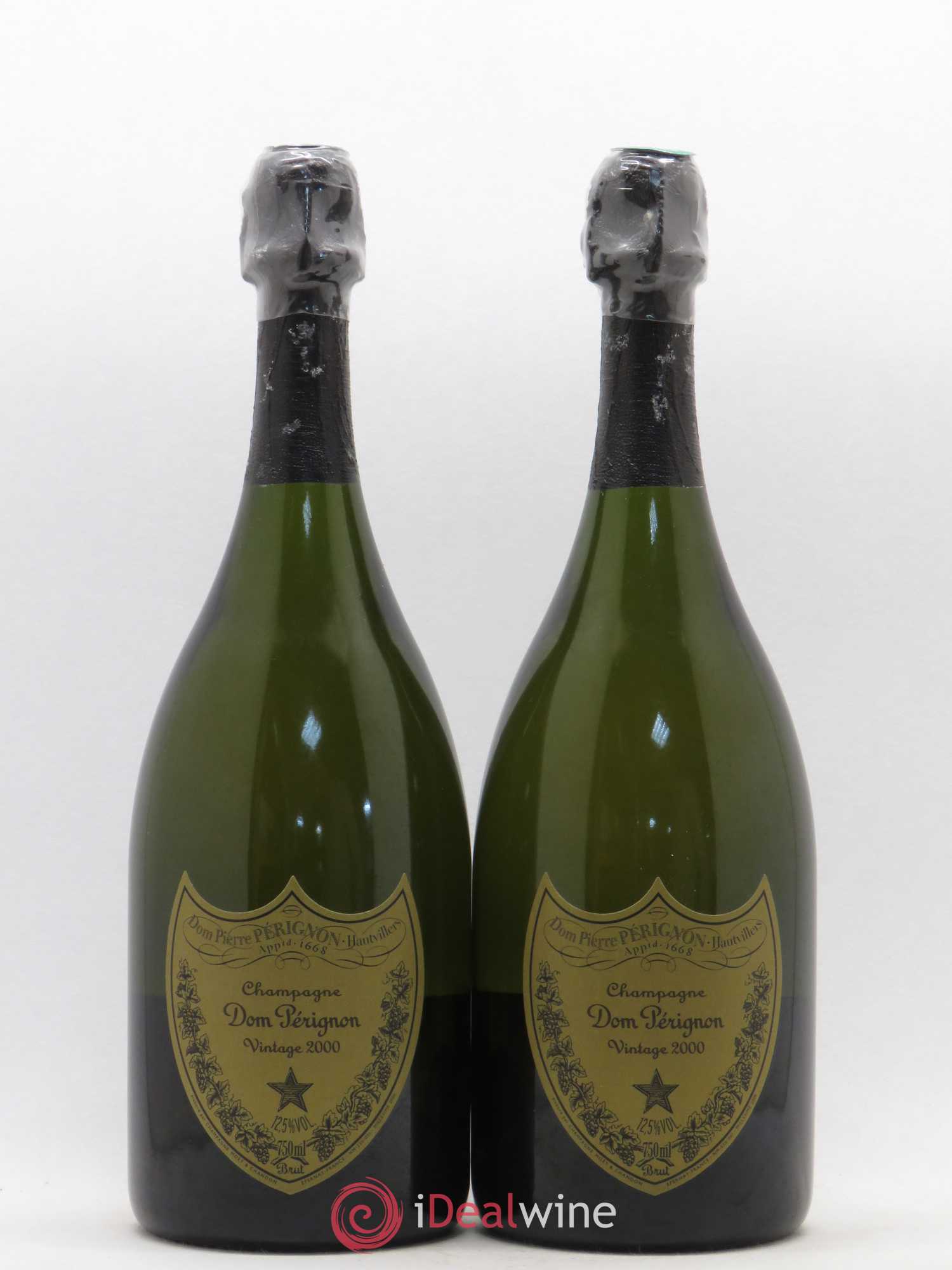 Brut Dom Pérignon 2000 - Lot de 2 bouteilles - 0