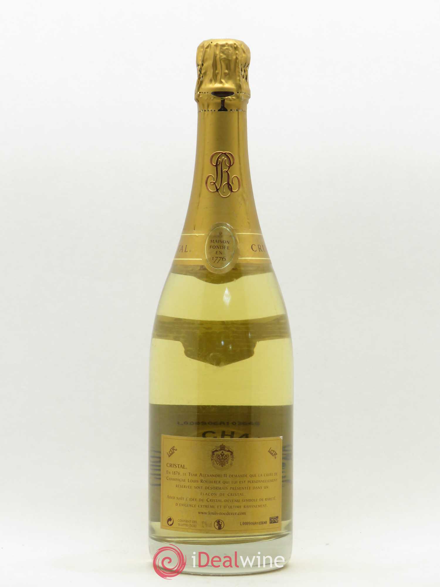 Cristal Louis Roederer 2004 - Lot de 1 bouteille - 1