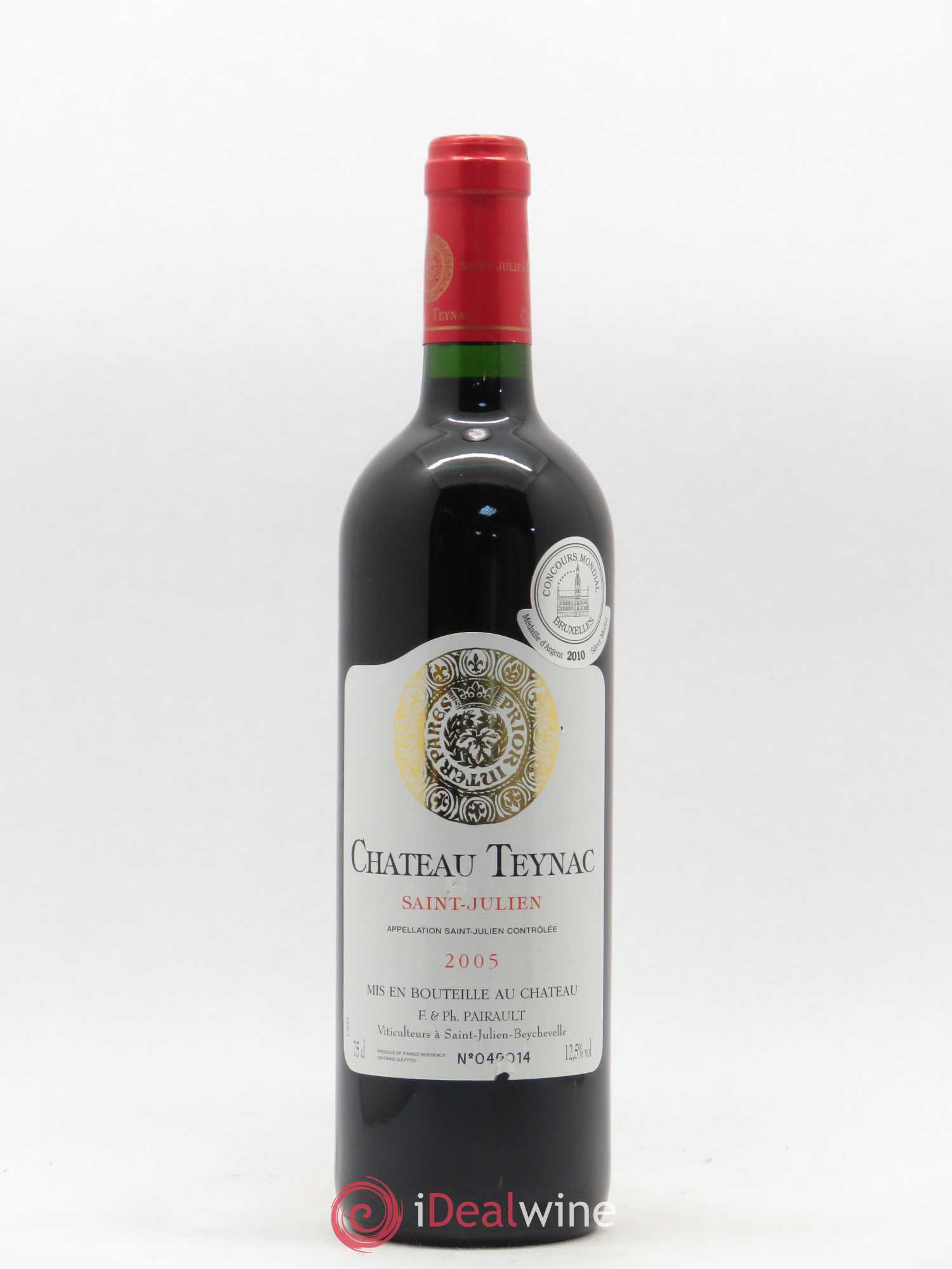 Château Teynac 2005 - Lot de 1 bouteille - 0