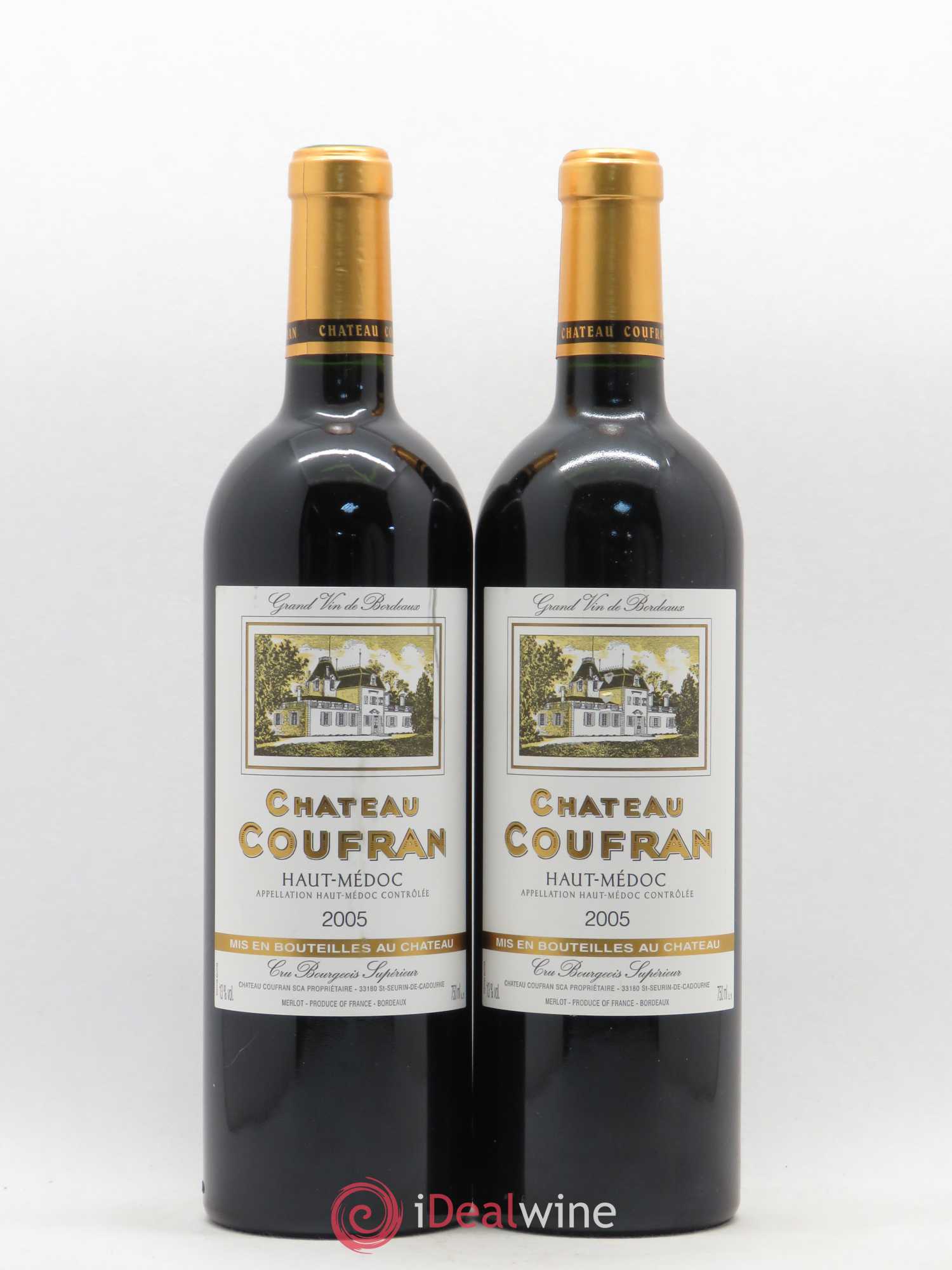 Château Coufran Cru Bourgeois 2005 - Lot de 2 bouteilles - 0