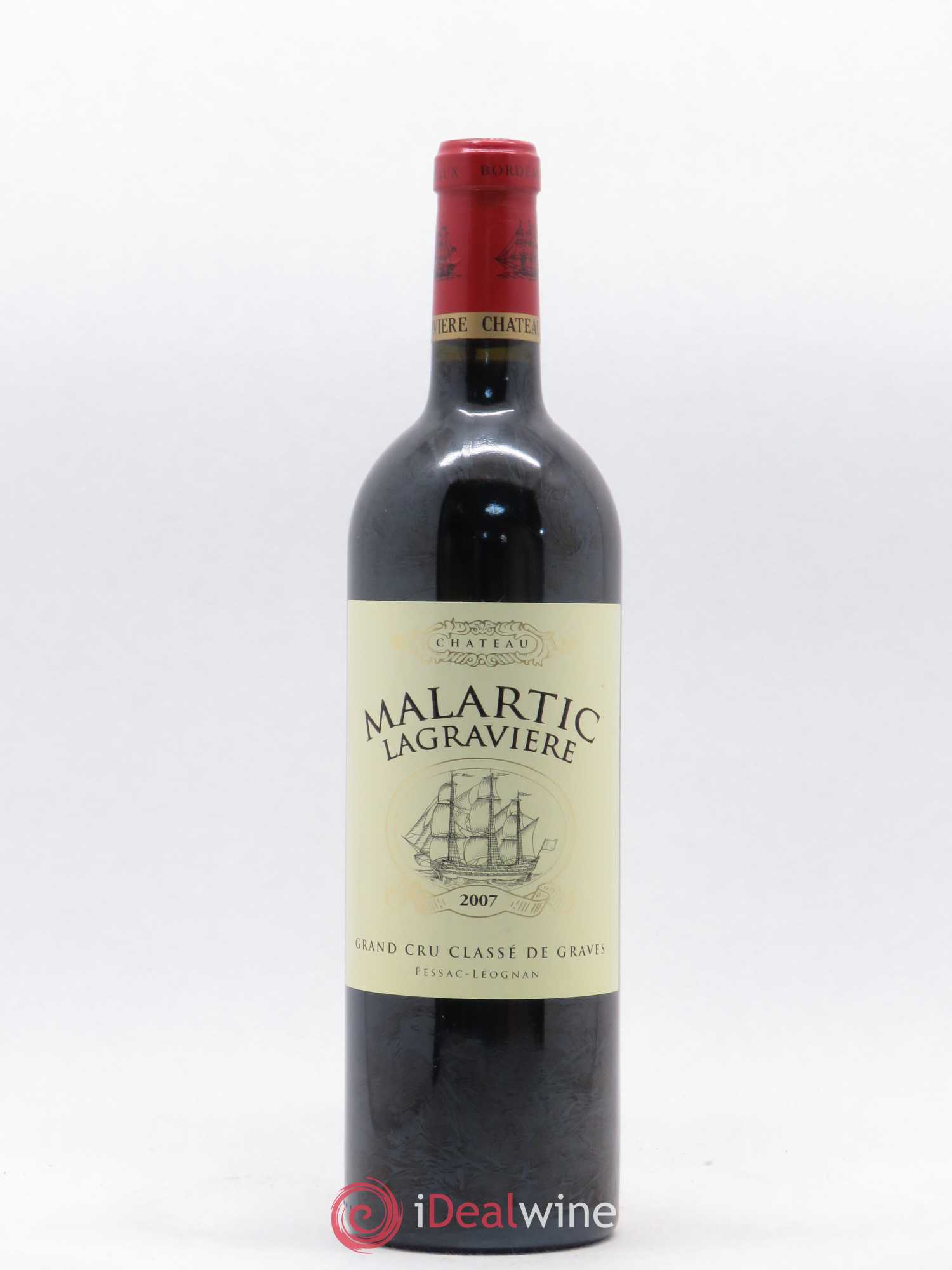 Château Malartic-Lagravière Cru Classé de Graves 2007 - Lot de 1 bouteille - 0