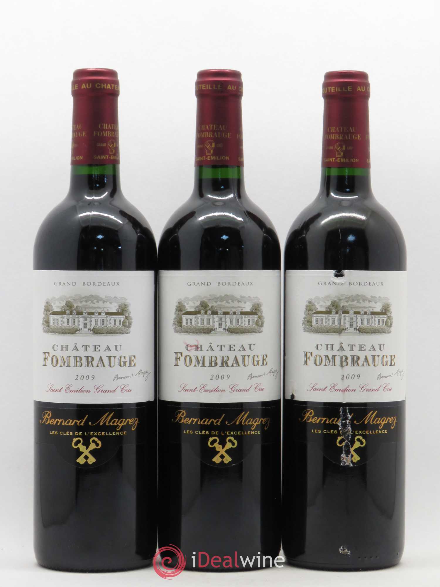 Château Fombrauge Grand Cru Classé 2009 - Lot de 3 bouteilles - 0