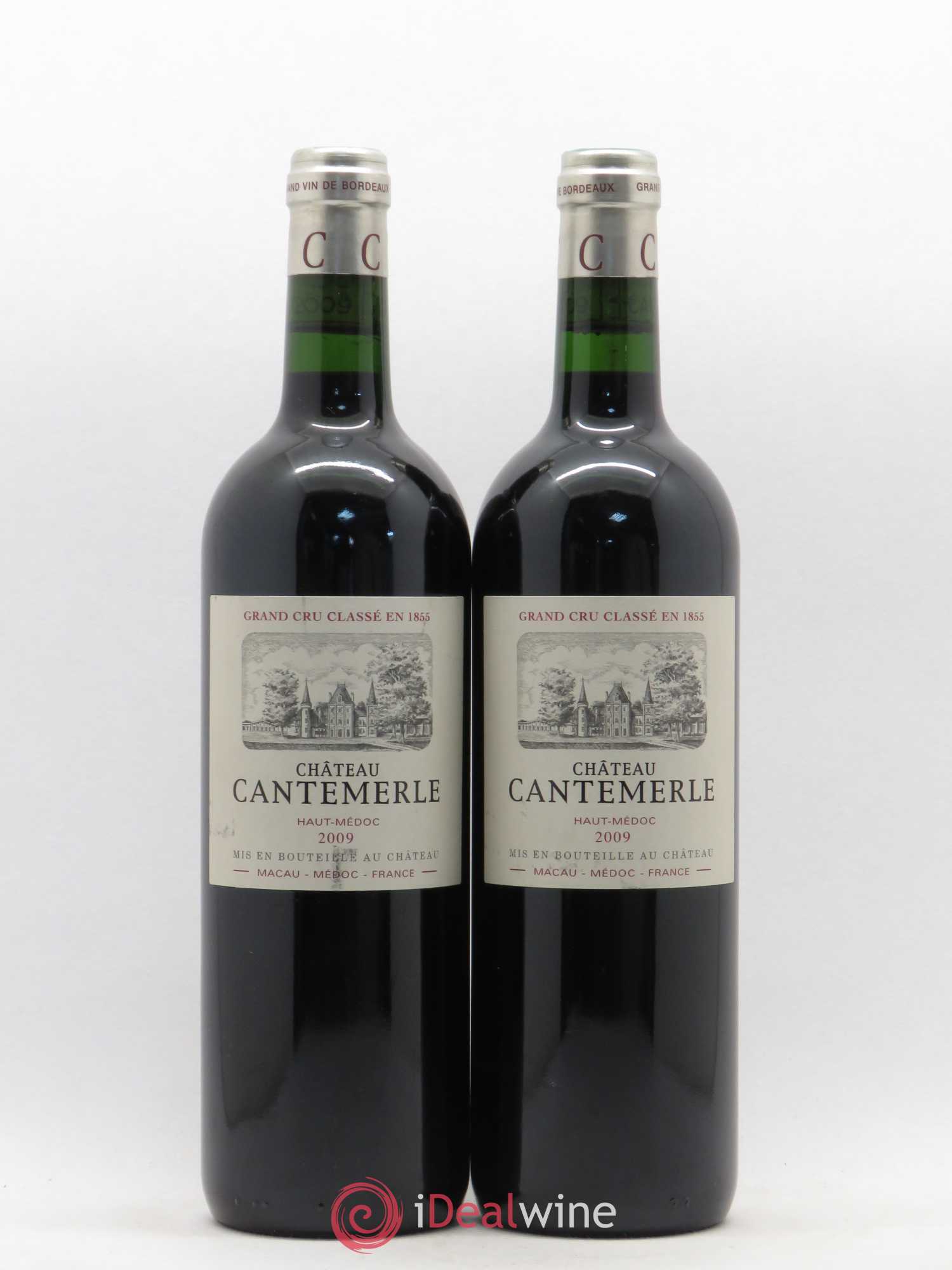 Château Cantemerle 5ème Grand Cru Classé 2009 - Lot de 2 bouteilles - 0