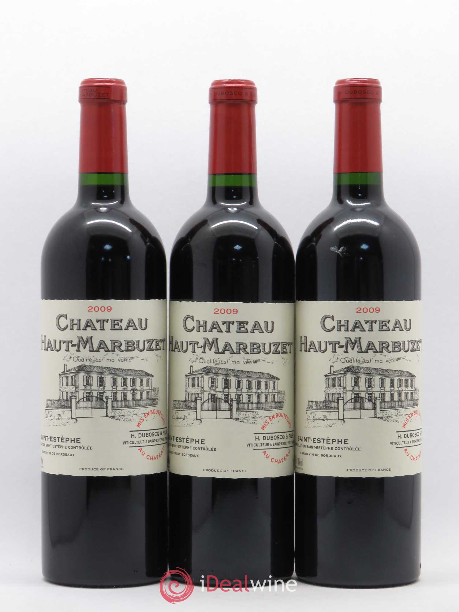 Château Haut Marbuzet 2009 - Lot de 5 bouteilles - 1
