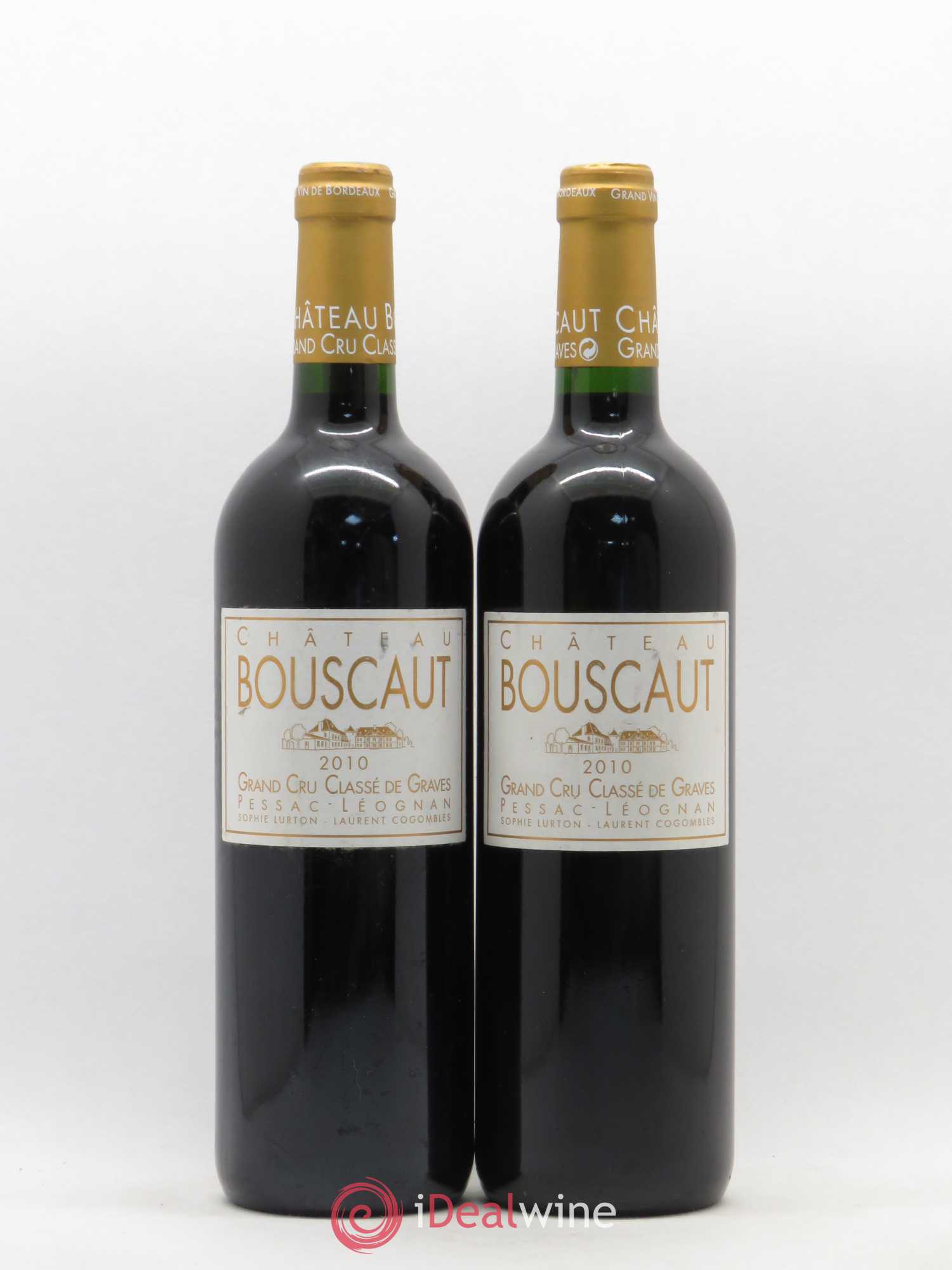 Château Bouscaut Cru Classé de Graves 2010 - Lot de 2 bouteilles - 0