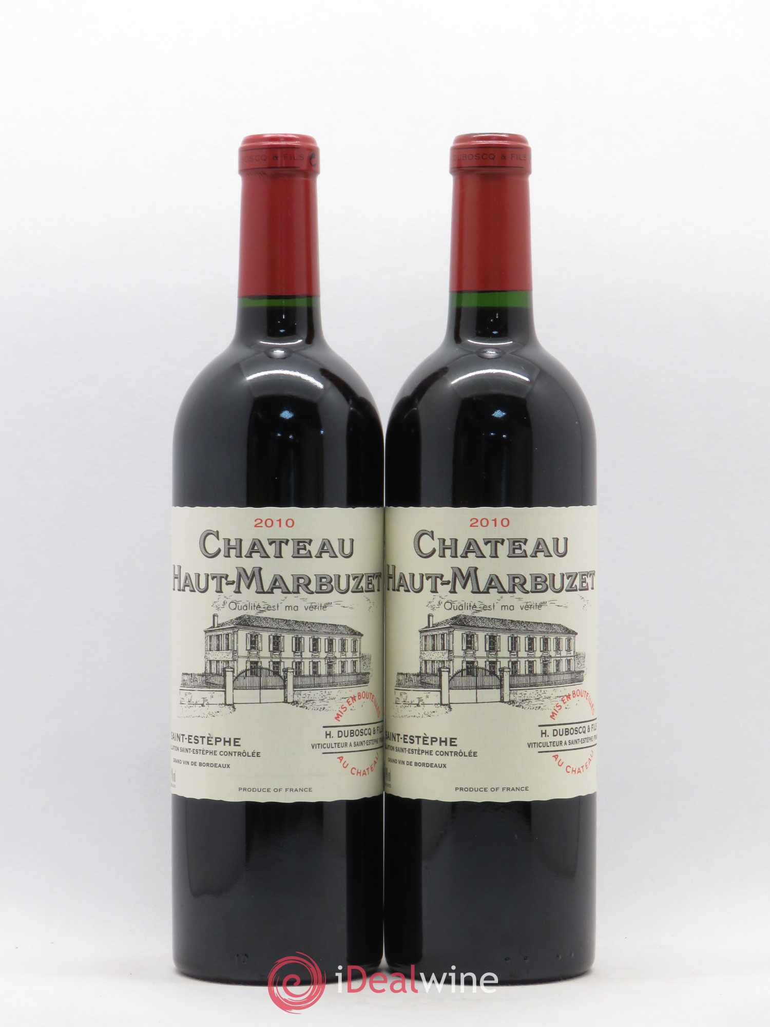 Château Haut Marbuzet 2010 - Lot de 2 bouteilles - 0