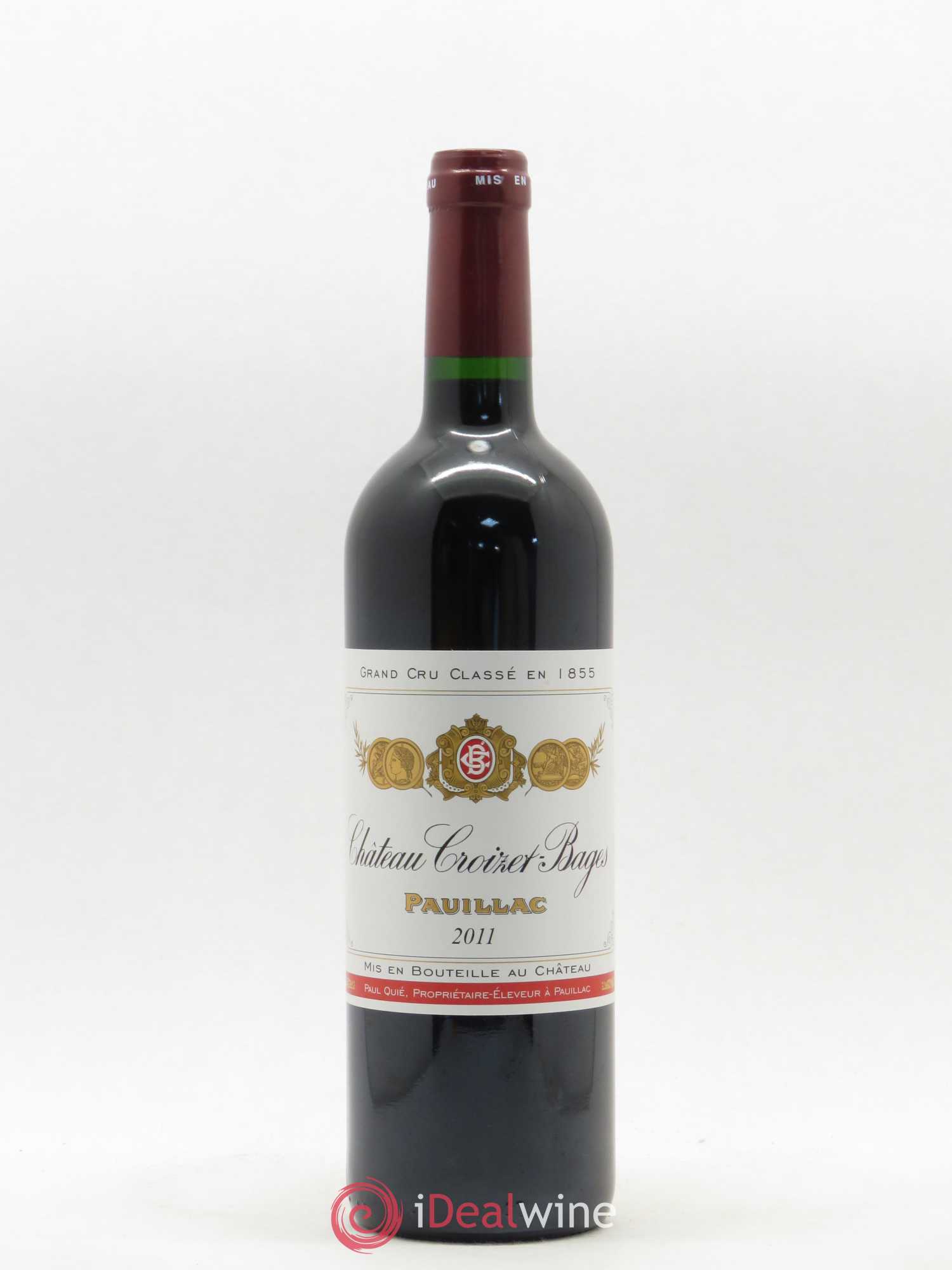 Château Croizet Bages 5ème Grand Cru Classé 2011 - Lot de 1 bouteille - 0