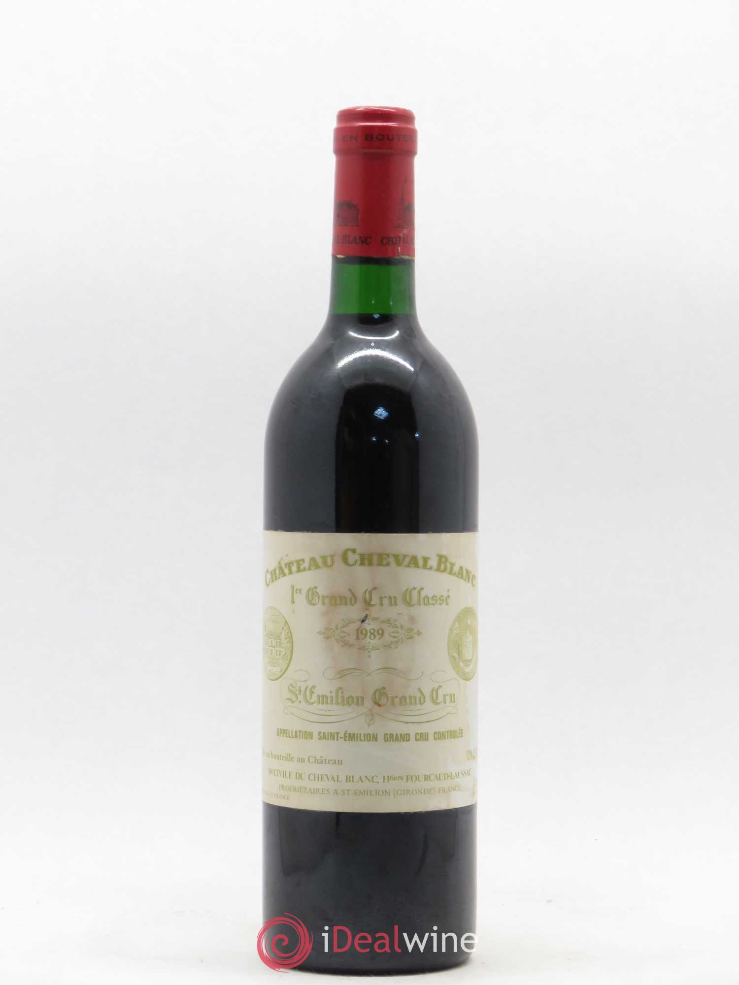 Château Cheval Blanc 1er Grand Cru Classé A 1989 - Lot de 1 bouteille - 0