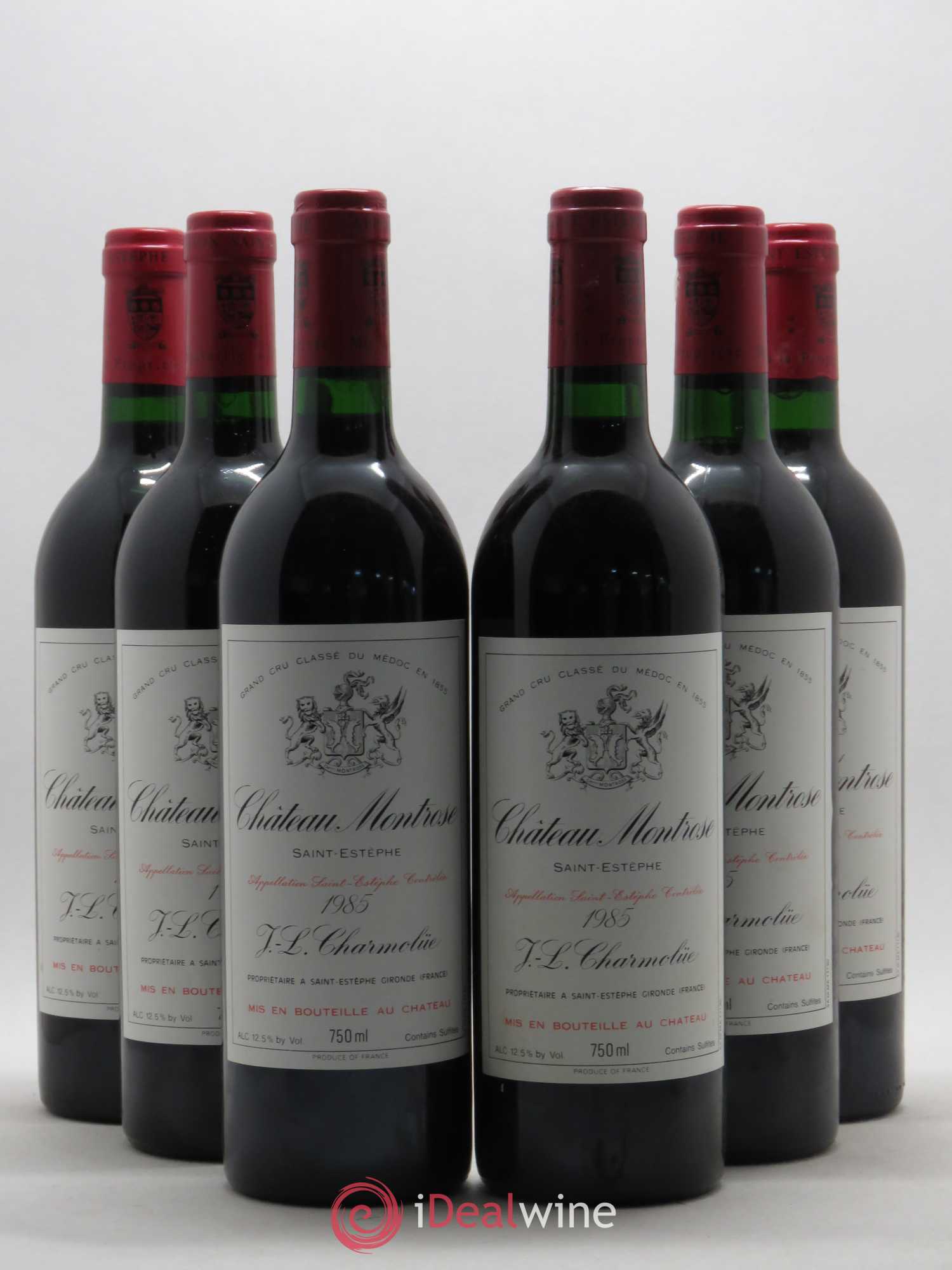 Château Montrose 2ème Grand Cru Classé 1985 - Lot de 6 bouteilles - 0