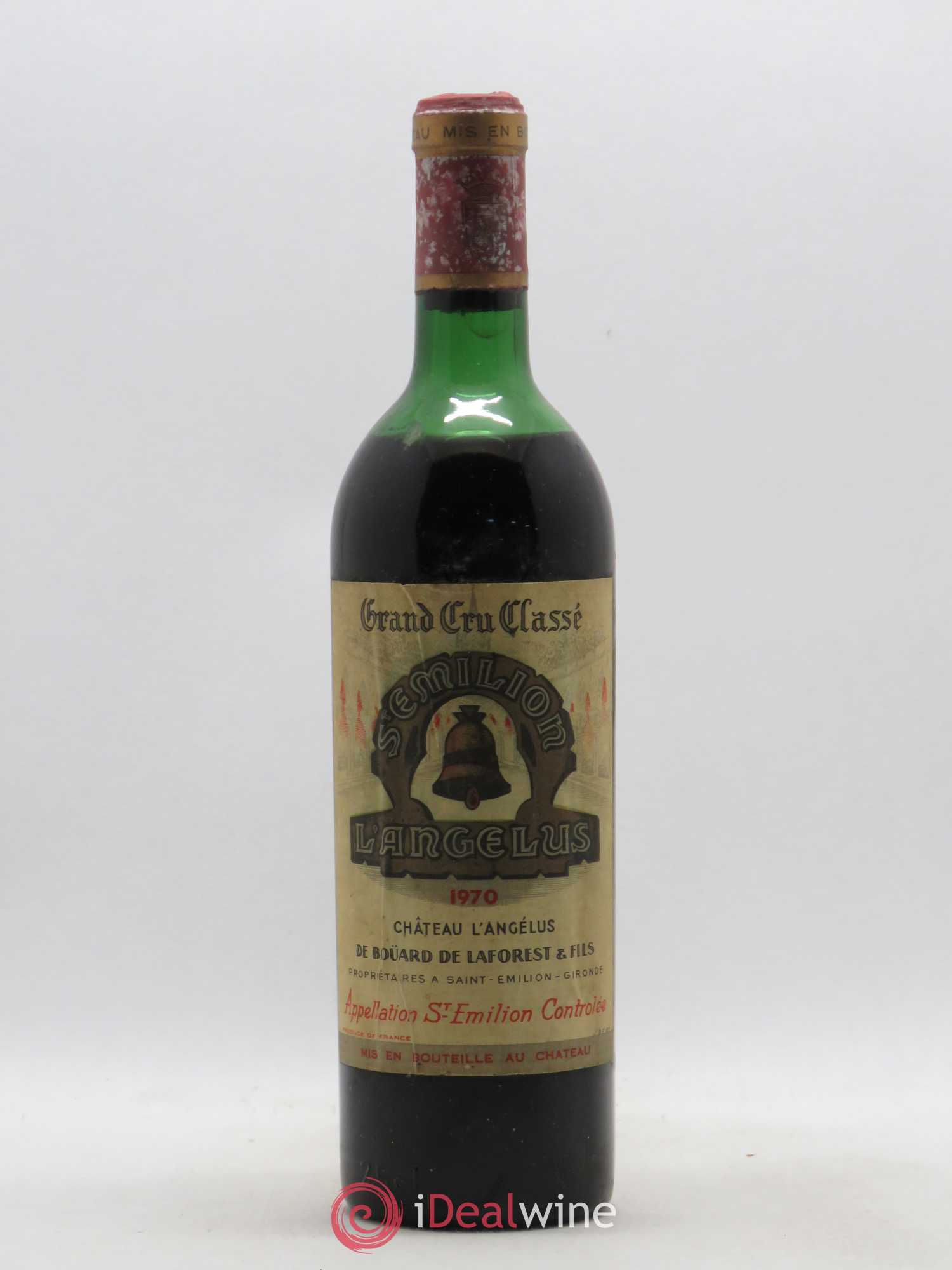 Château Angélus 1er Grand Cru Classé A 1970 - Lot de 1 bouteille - 0