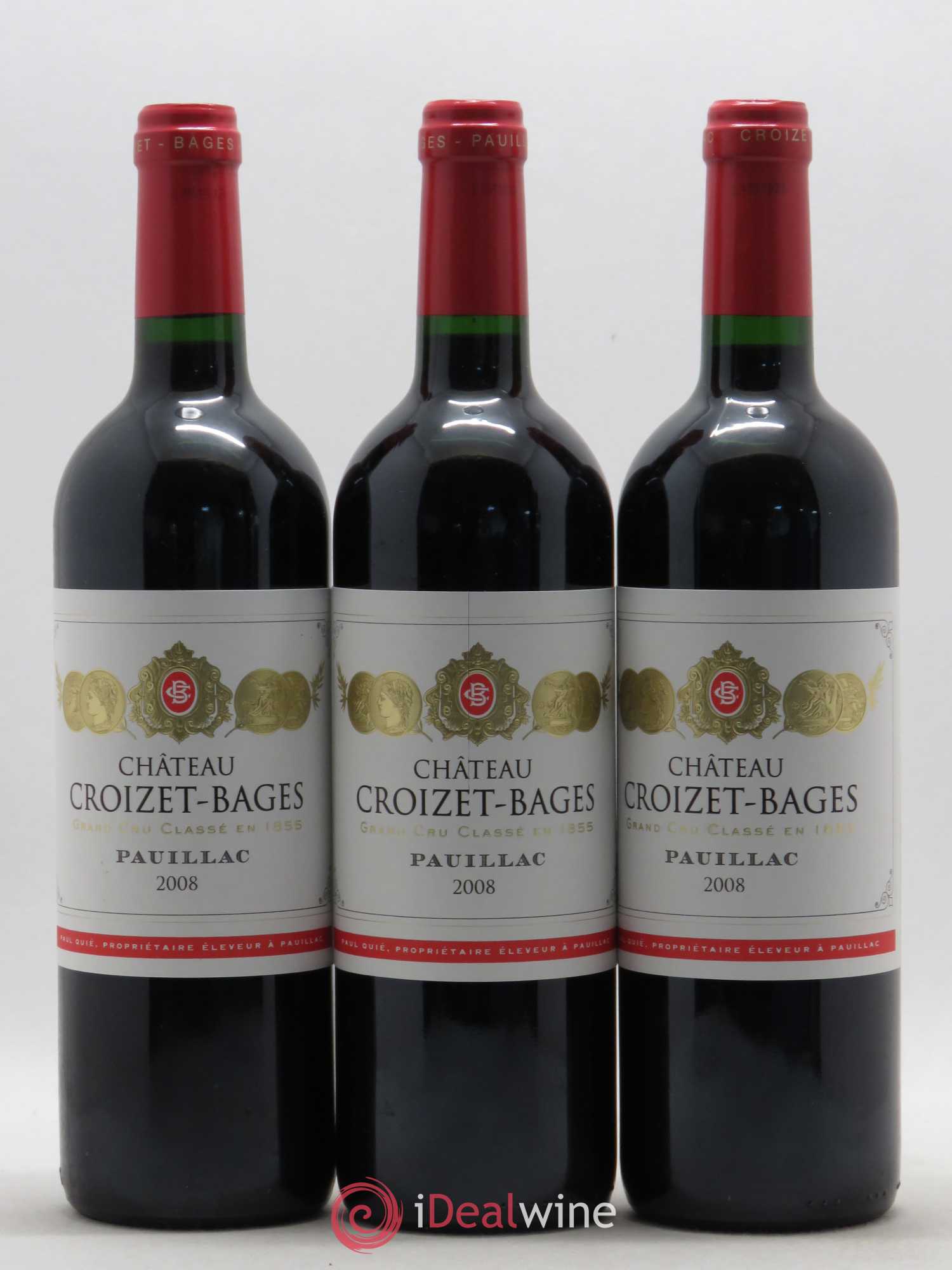 Château Croizet Bages 5ème Grand Cru Classé 2008 - Lotto di 6 bottiglie - 1