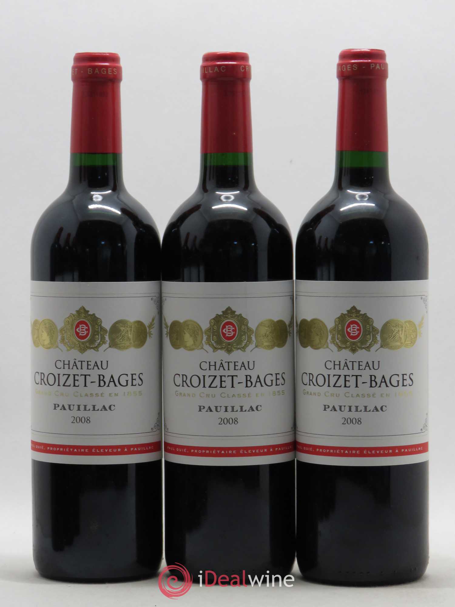Château Croizet Bages 5ème Grand Cru Classé 2008 - Lotto di 6 bottiglie - 2