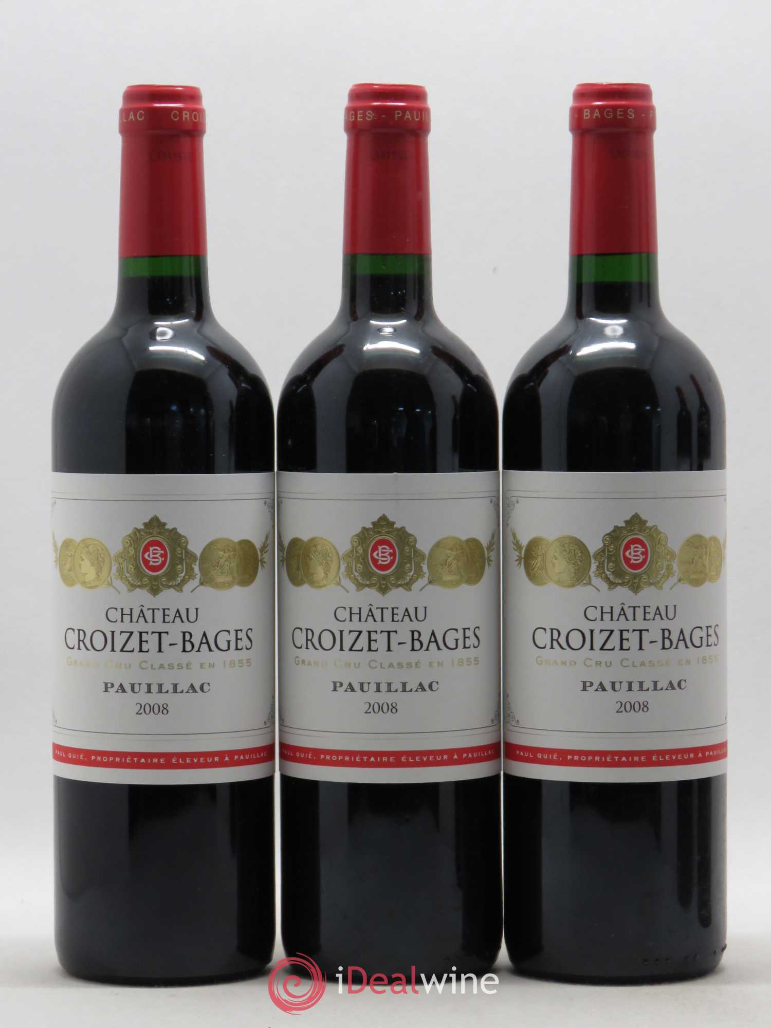Château Croizet Bages 5ème Grand Cru Classé (sans prix de réserve) 2008 - Lot de 6 bouteilles - 2