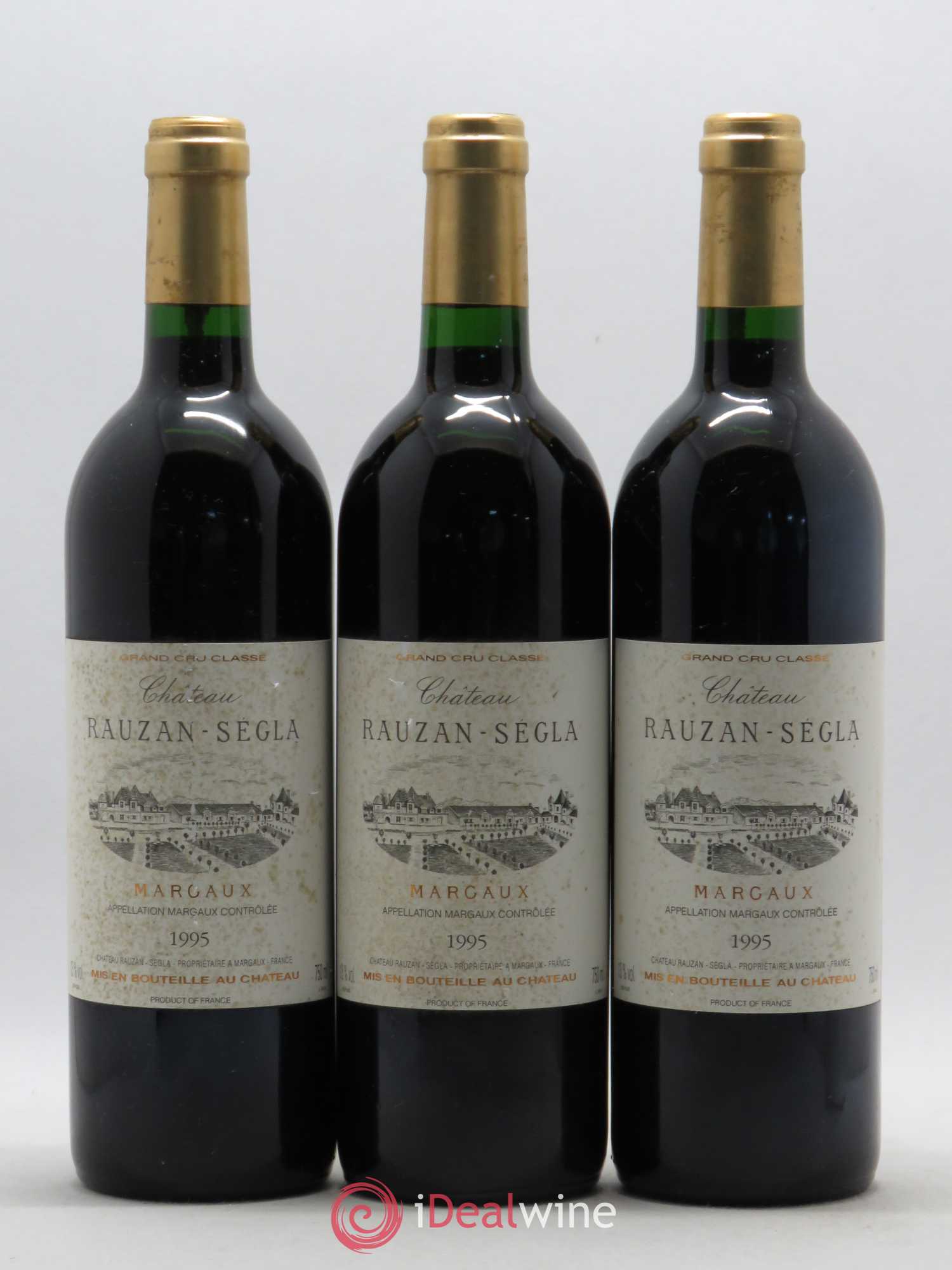 Château Rauzan Ségla Grand Cru Classé 1995 - Lot de 6 bouteilles - 1