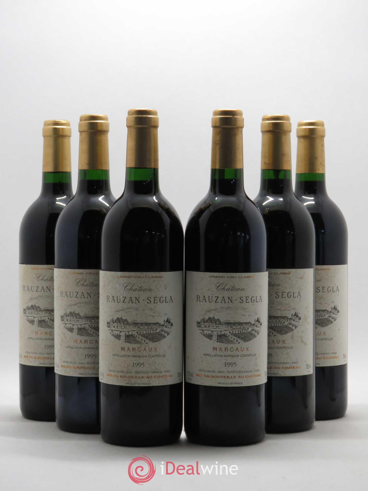 Château Rauzan Ségla Grand Cru Classé 1995 - Lot de 6 bouteilles - 0